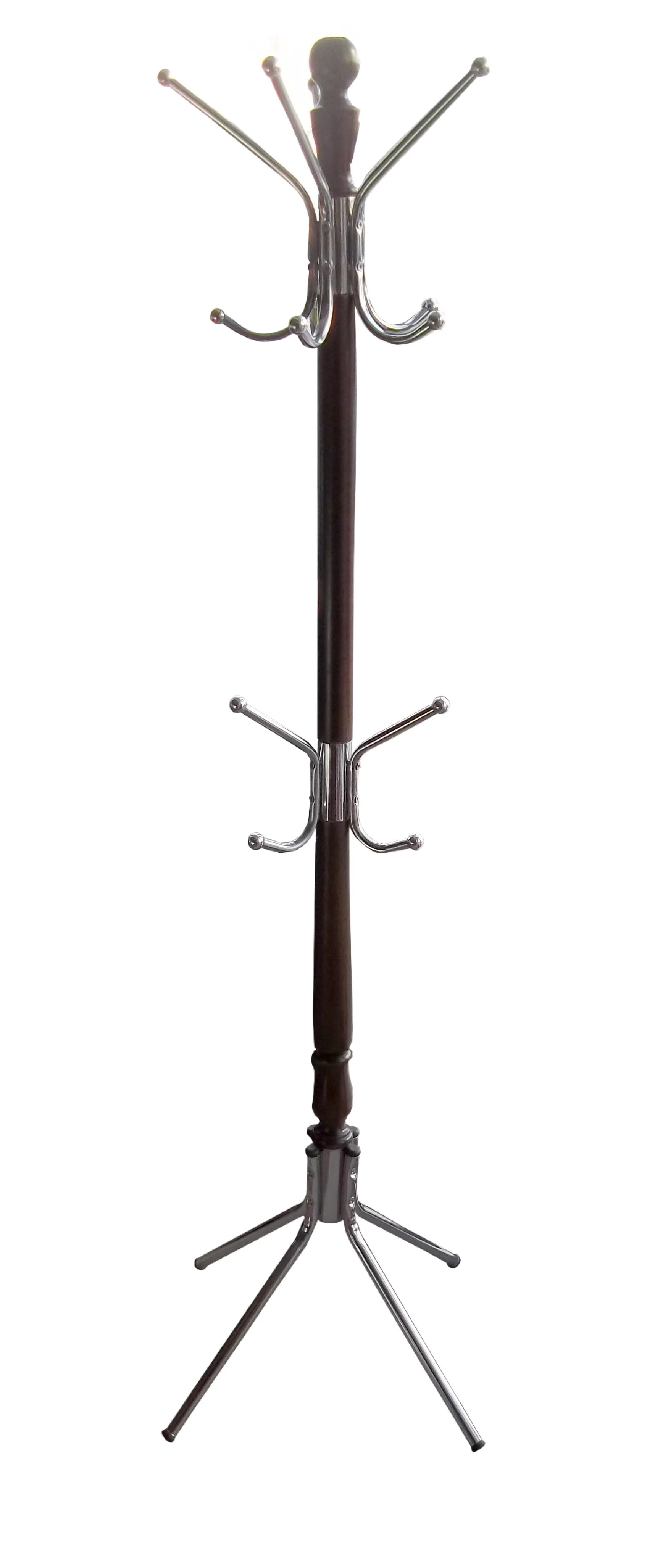 Askılık Bambu 13886 Metal MODEL DEMONTE Parlak Ceviz Lake Sağlam 