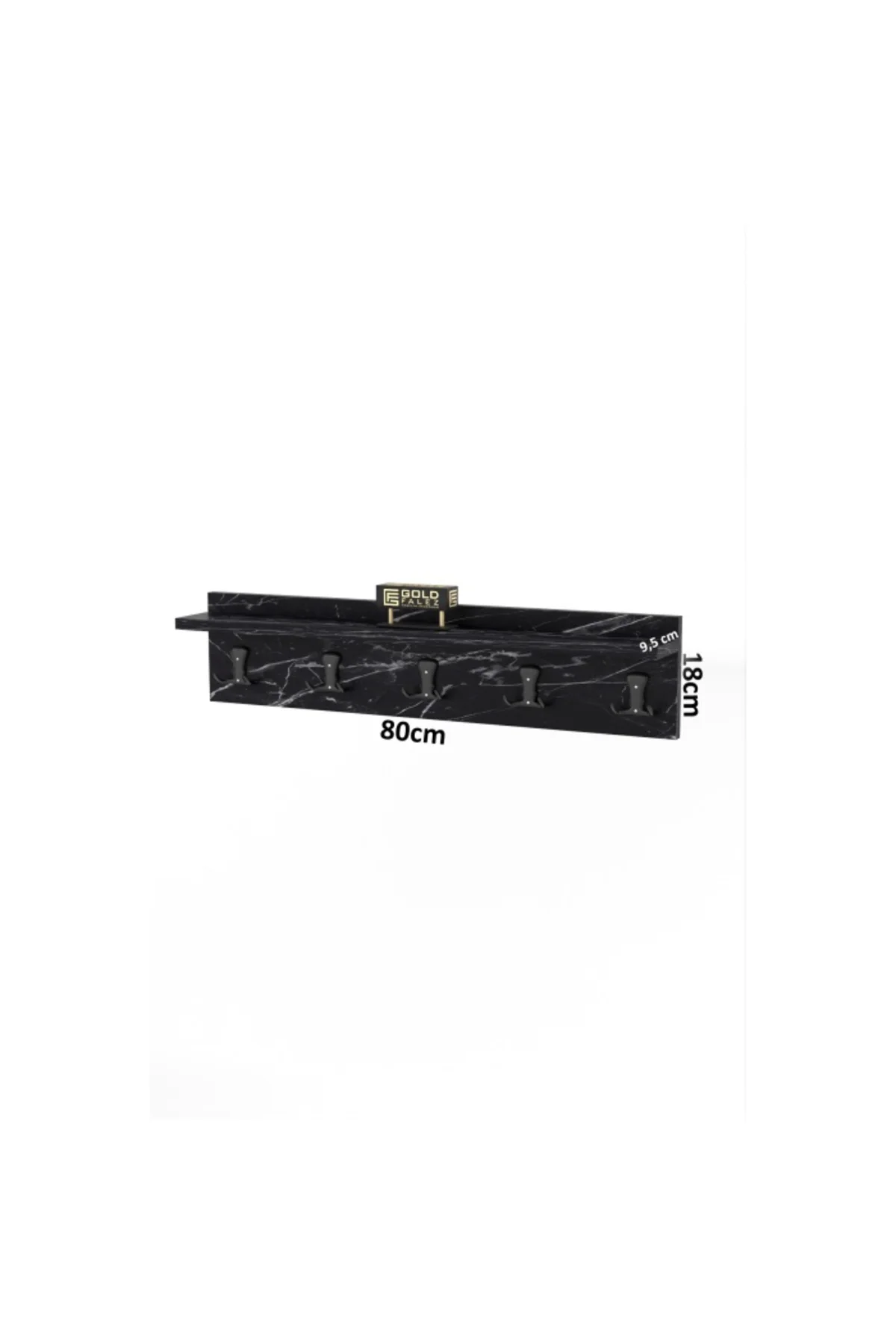 Askılık Duvar Elbise Askılığı Portmanto 80 Cm Bendir Düz