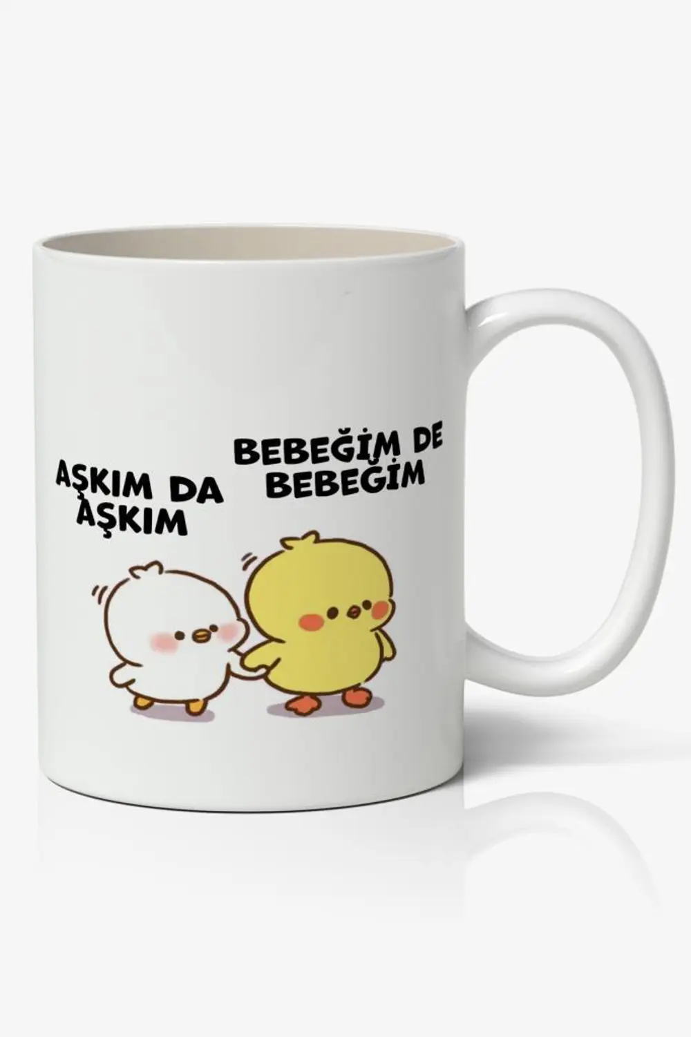 Aşkım da Aşkım, Bebeğim de Bebeğim Sevimli Civcivler Tasarımlı Ku