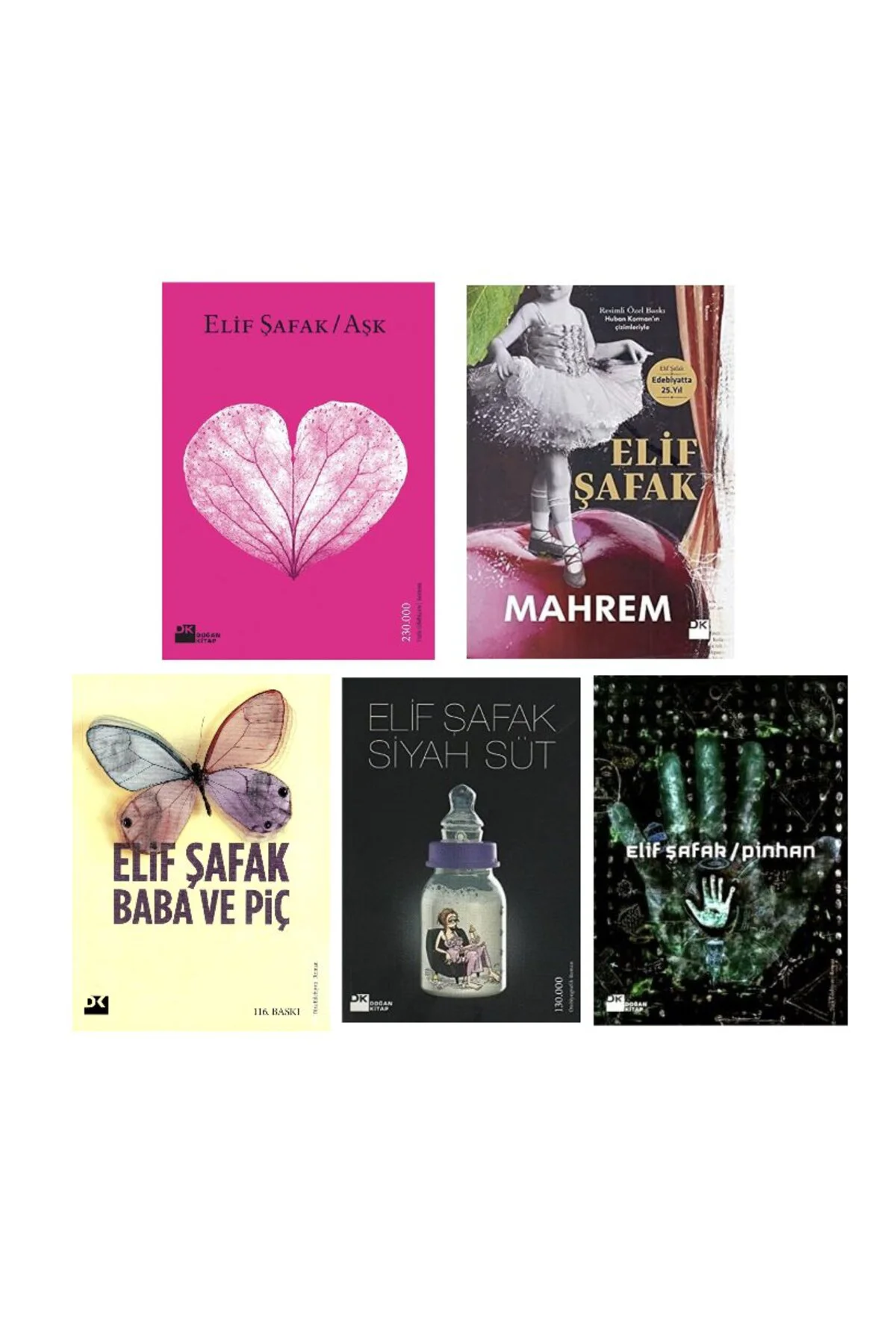 ask+mahrem+baba ve p ic+siyah sut+pinhan=(5 kitap)