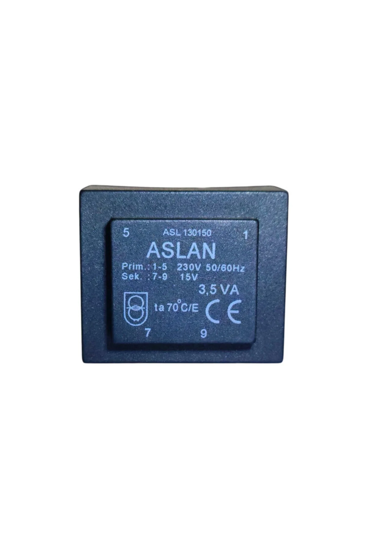 ASL130150 230x15 3.5VA Kapalı Trafo ASL130150 230x15 3.5VA Kapalı Trafo
