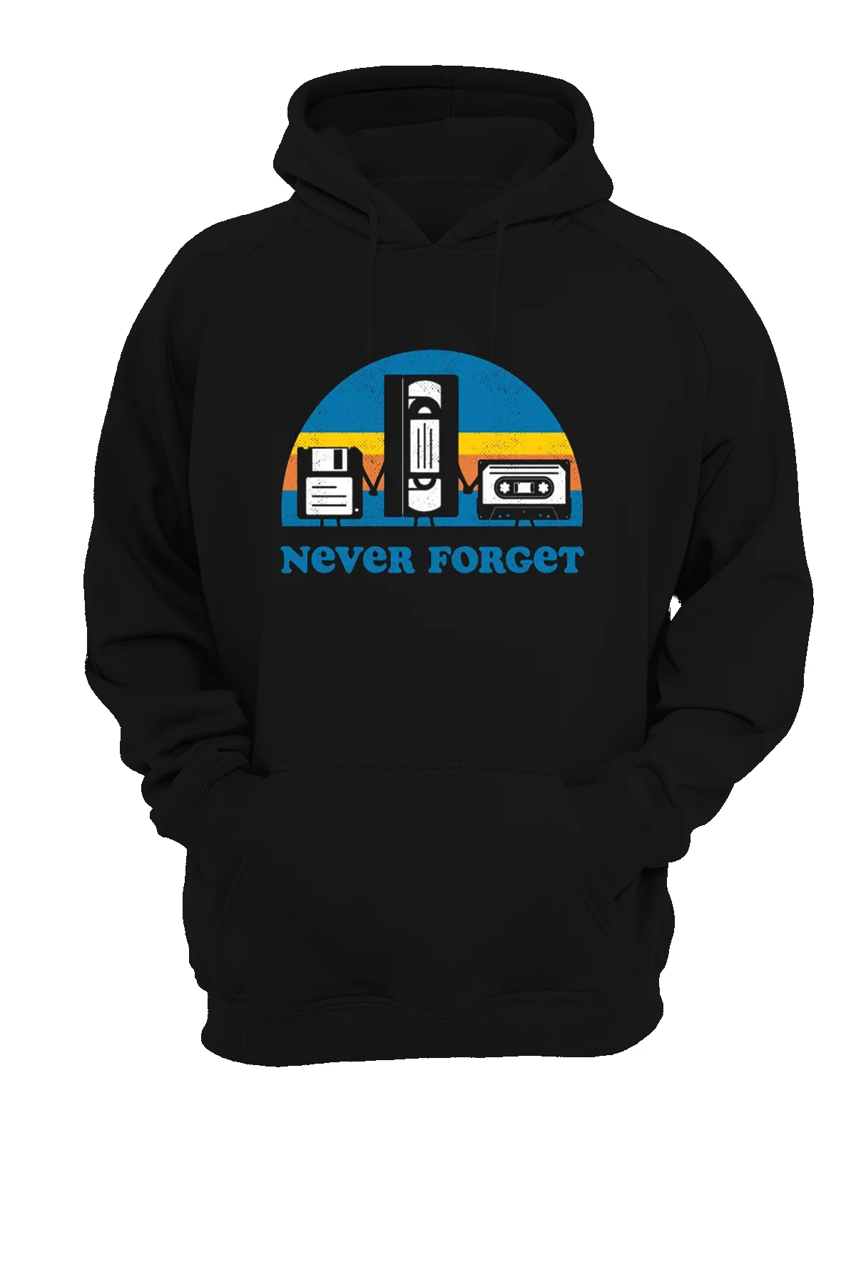 Asla Unutma Nostalji Baskılı , 3 iplik. Şardonlu, İçi Polar, Kalın, (600 gr.) Sweatshirt