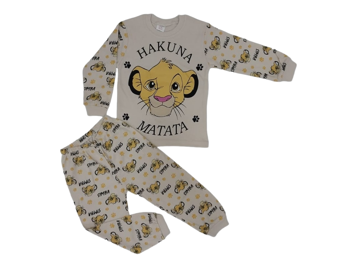 ASLAN DESEN PİJAMA TAKIM 4/6 YAŞ