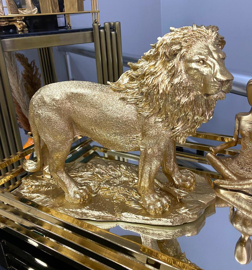 Aslan Figürü Biblo Gold Renkli Fiyatı, Yorumları ve Özellikleri
