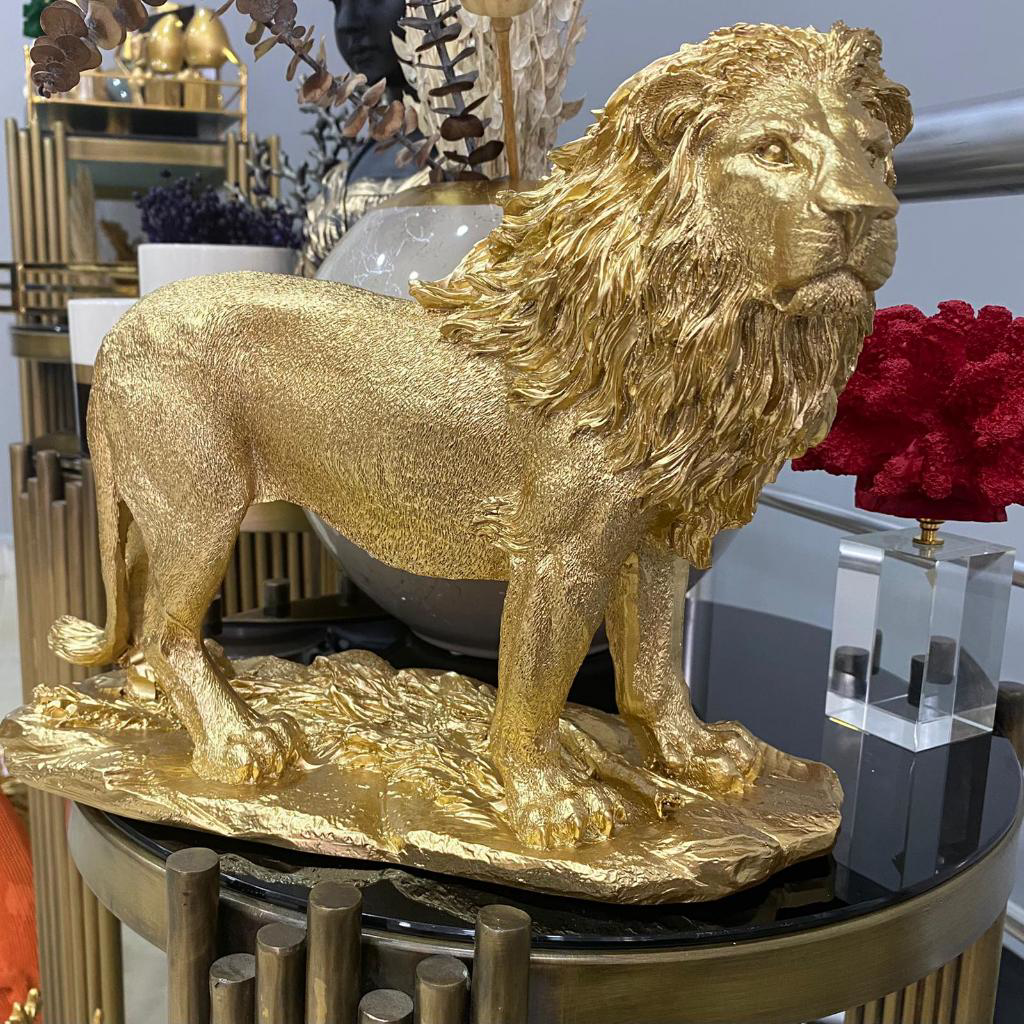 Aslan Figürü Biblo Gold Renkli Fiyatı, Yorumları ve Özellikleri