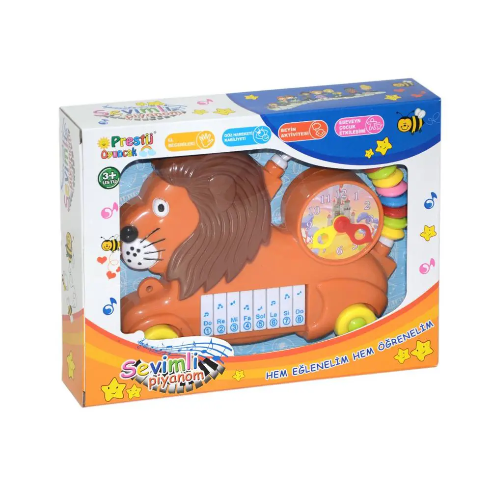 ASLAN-KAPLAN-FİL PİLLİ PİANO KUTULU ASLAN-KAPLAN-FİL PİLLİ PİANO KUTULU