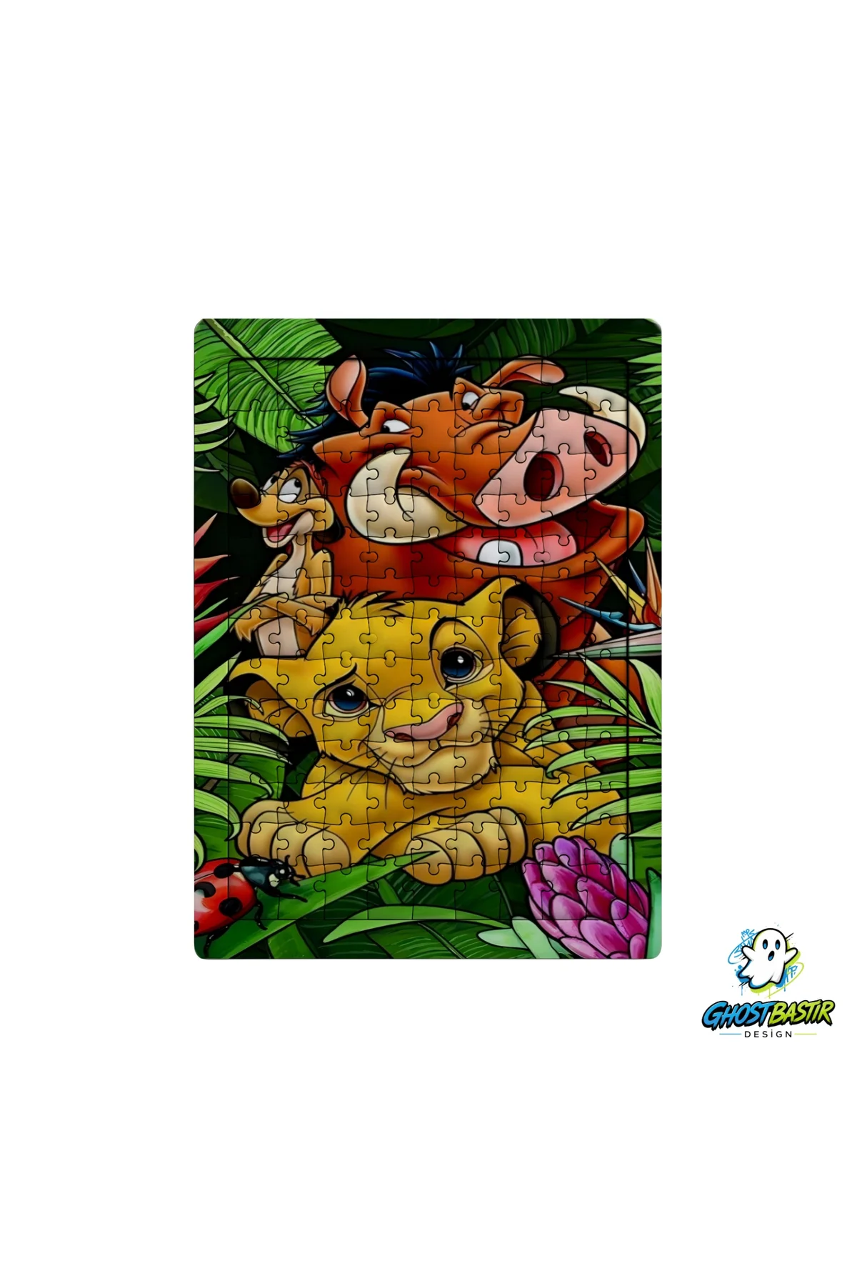 Aslan Kral 99 Parça Ayaklı Puzzle – Dekoratif Çocuk Yapbozu 0239