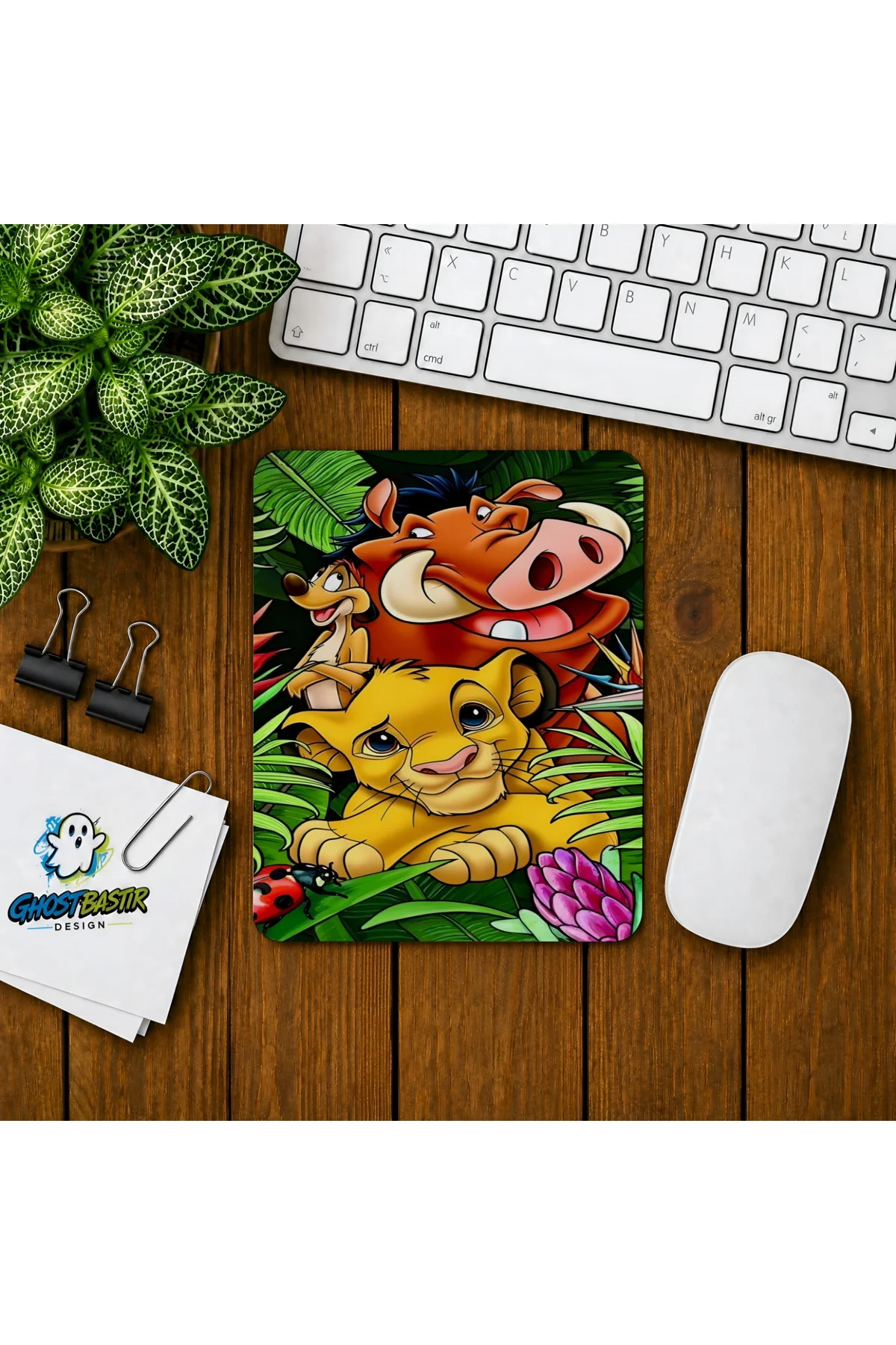 Aslan Kral Baskılı Oyuncu Mousepad 016