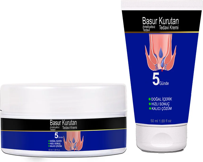 Aslanpençesi & Kestane Kremi – Hemoroid ve Basur İçin Doğal Krem Seti (50 Ml)