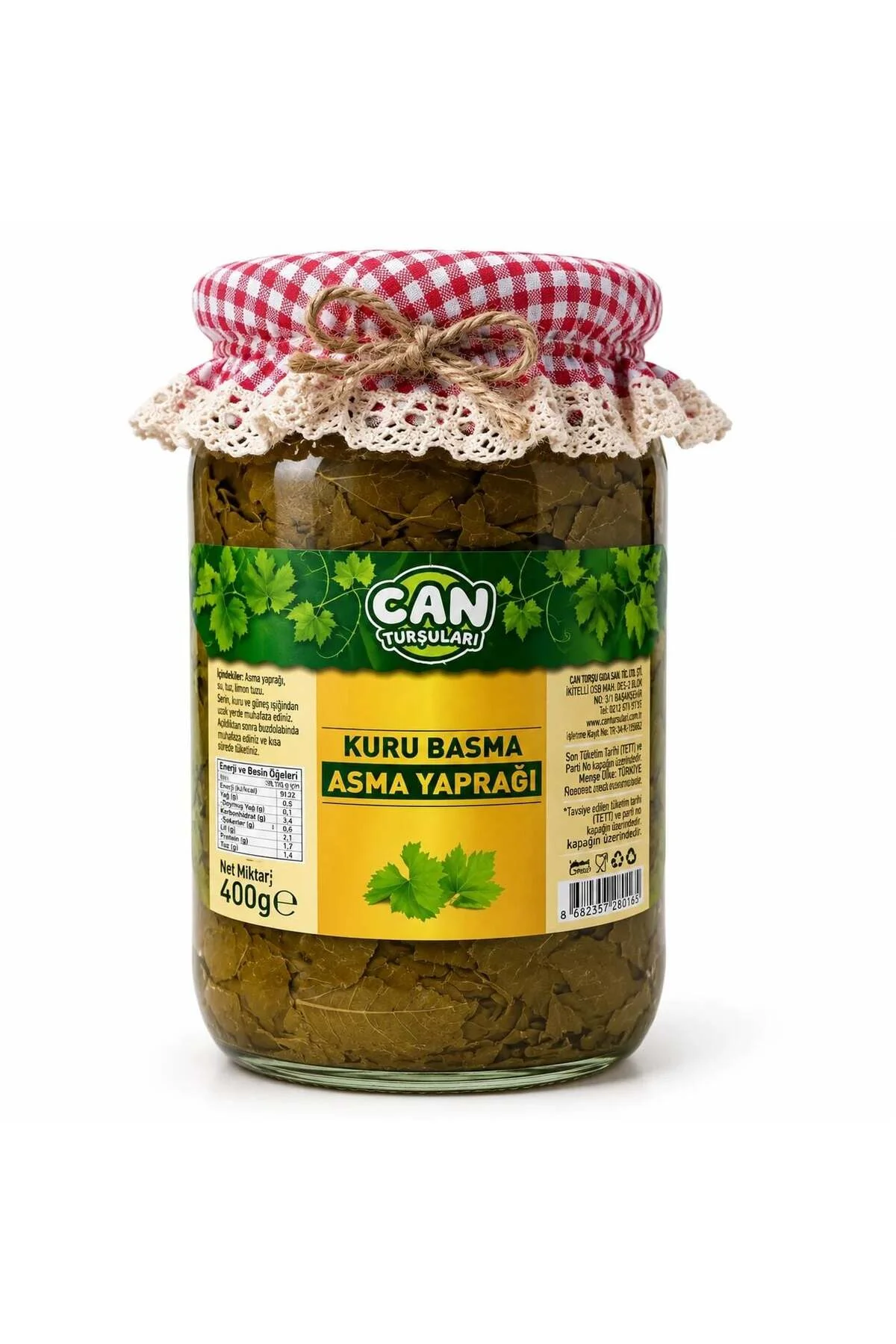 Asma Yaprağı (Kuru Basma) 400 g Asma Yaprağı (Kuru Basma) 400 g