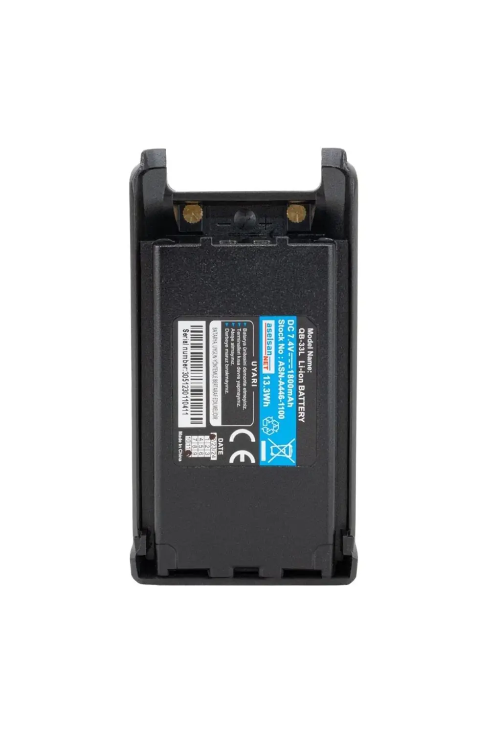 ASN446-1100 QB-33L DC 7.4V 1800mah Li-ion Batarya