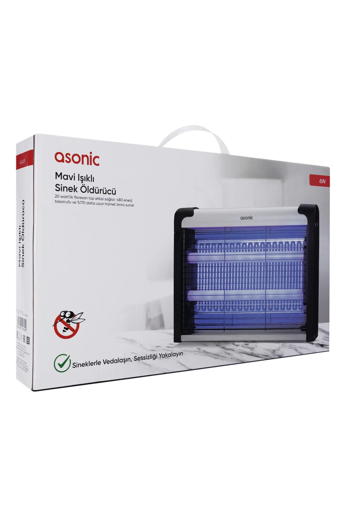 ASONIC AS-A29, Siyah, 6W, 2000V, Masaüstü, Zincir Askılı, 2adet U ASONIC AS-A29, Siyah, 6W, 2000V, Masaüstü, Zincir Askılı, 2adet U