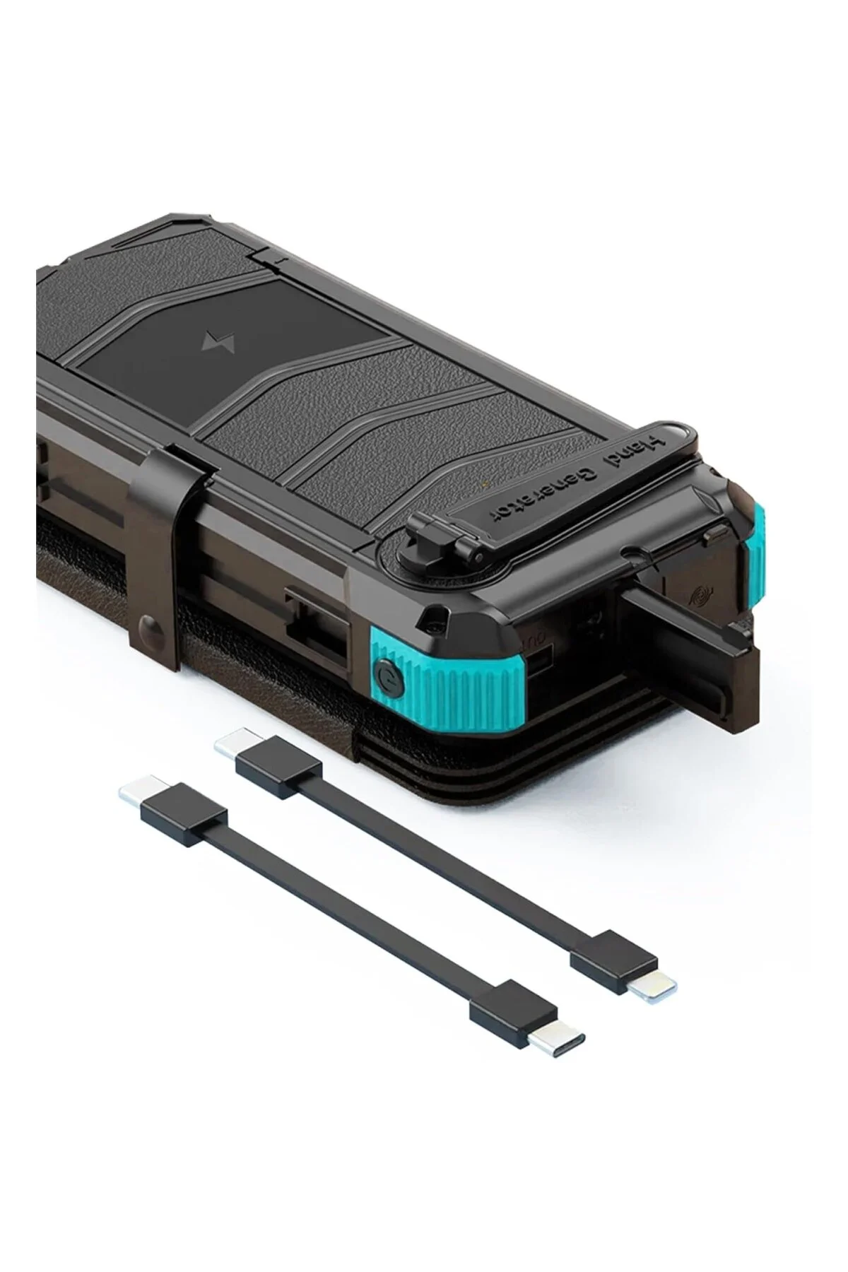 ASP-P20000HS 20000mAh Solar Powerbank, El Kranklı Şar, Type-C, Mi