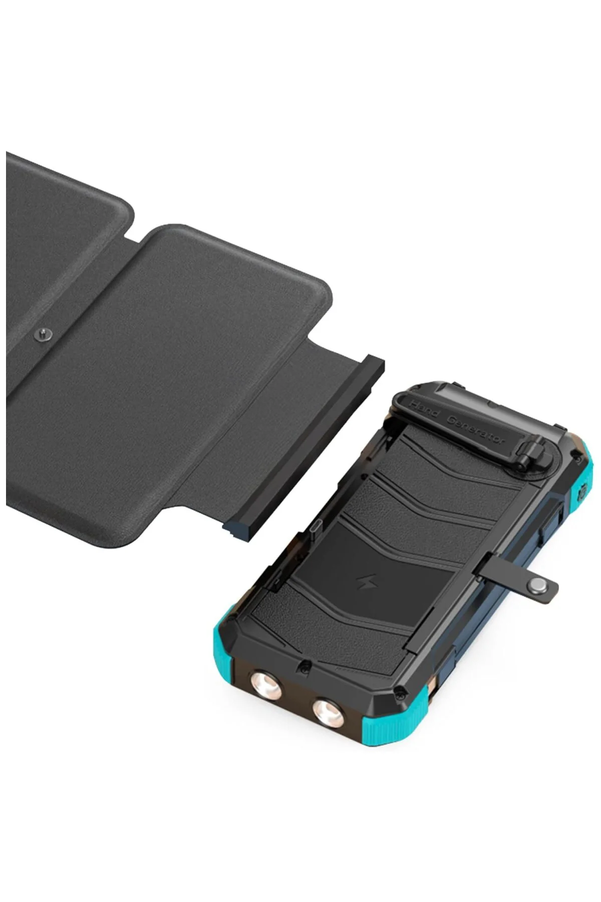 ASP-P20000HS 20000mAh Solar Powerbank, El Kranklı Şar, Type-C, Mi