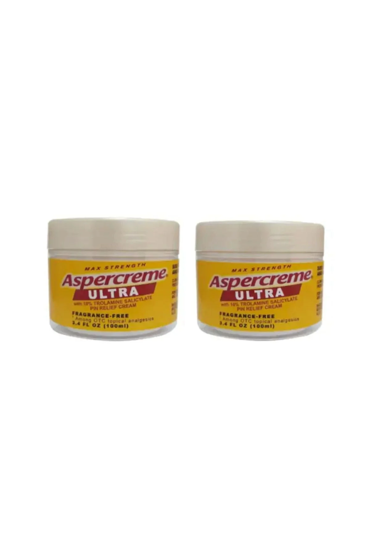 Aspercreme Ultra Masaj Kremi 100 ml X 2 - Kas ve Eklem Ağrıları İçin Etkili Masaj Kremi