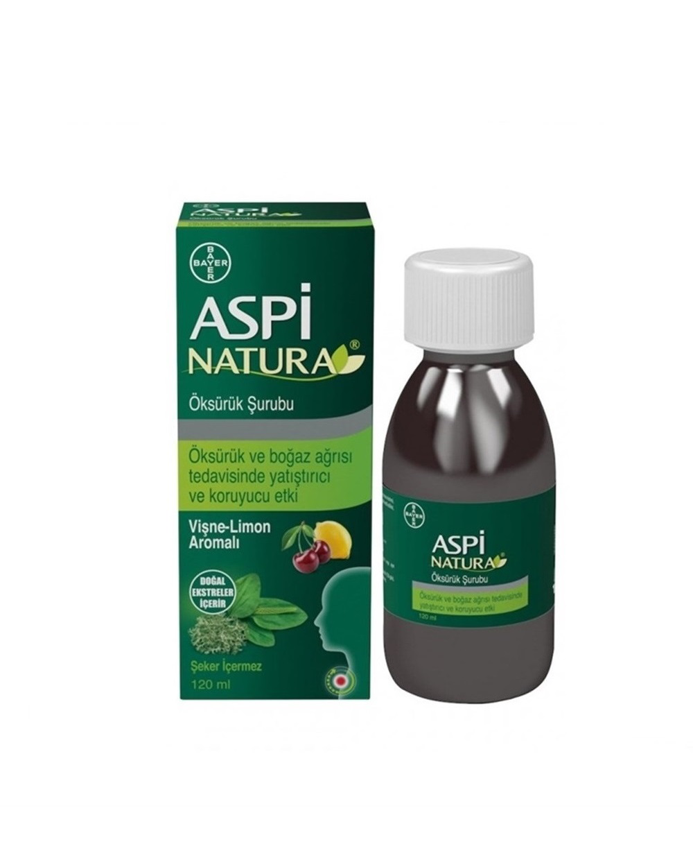Aspi Natura Vişne-Limon Aromalı Şurup 120 ml Aspi Natura Vişne-Limon Aromalı Şurup 120 ml