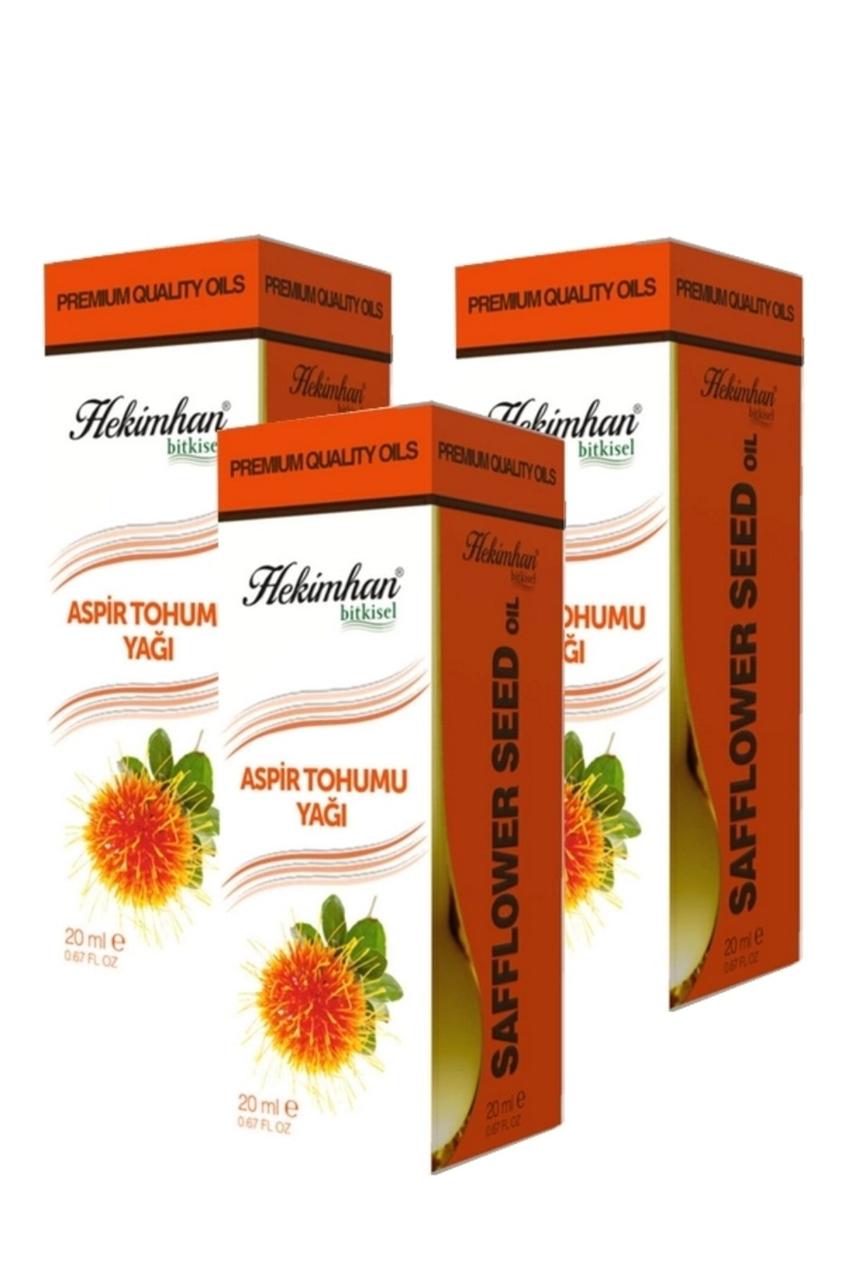 Hekimhan Aspir Tohumu Yaği 20 Ml 3 Adet