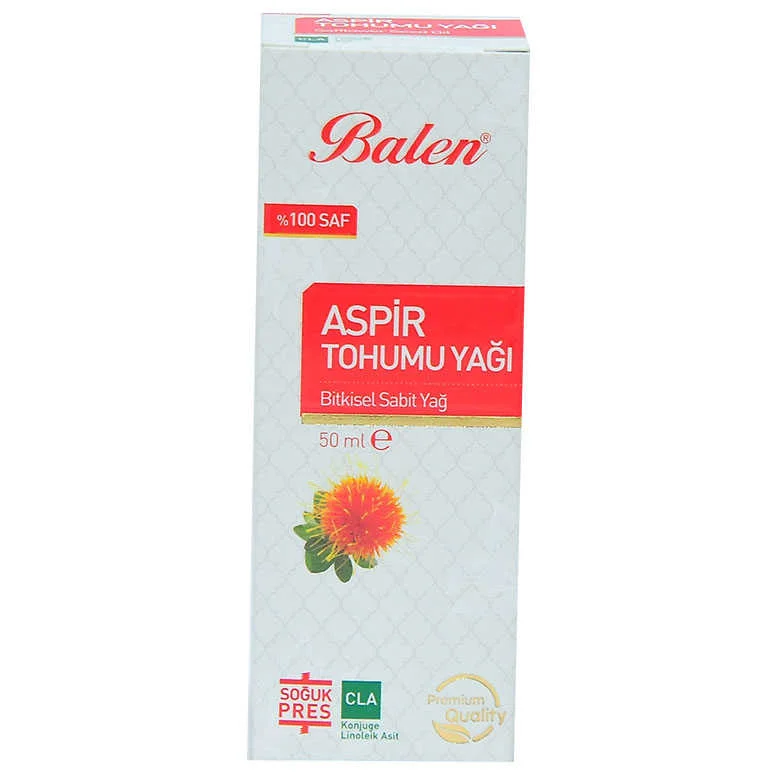 Aspir u Yağı Soğuk Pres 50 ML Cam Şişe