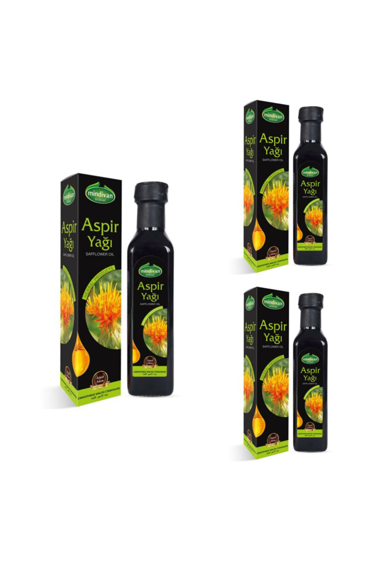 Aspir Yağı 250 cc x 3 Adet