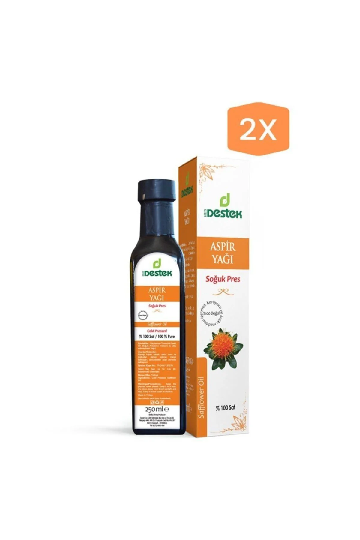 Aspir Yağı 250 ml (2 Adet)