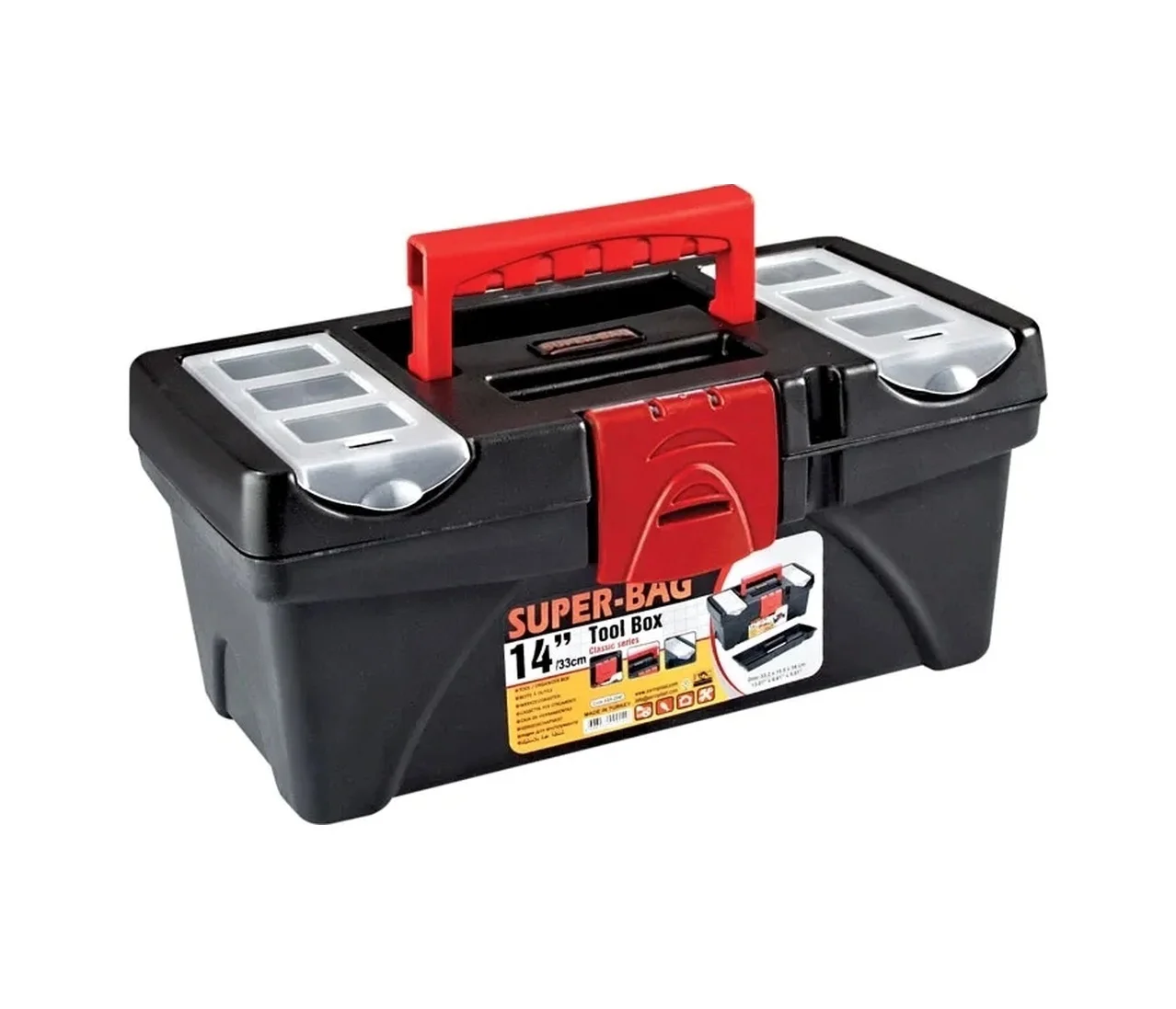 Asr-2040 14 Takım Çantası - Plastik Kilitli
