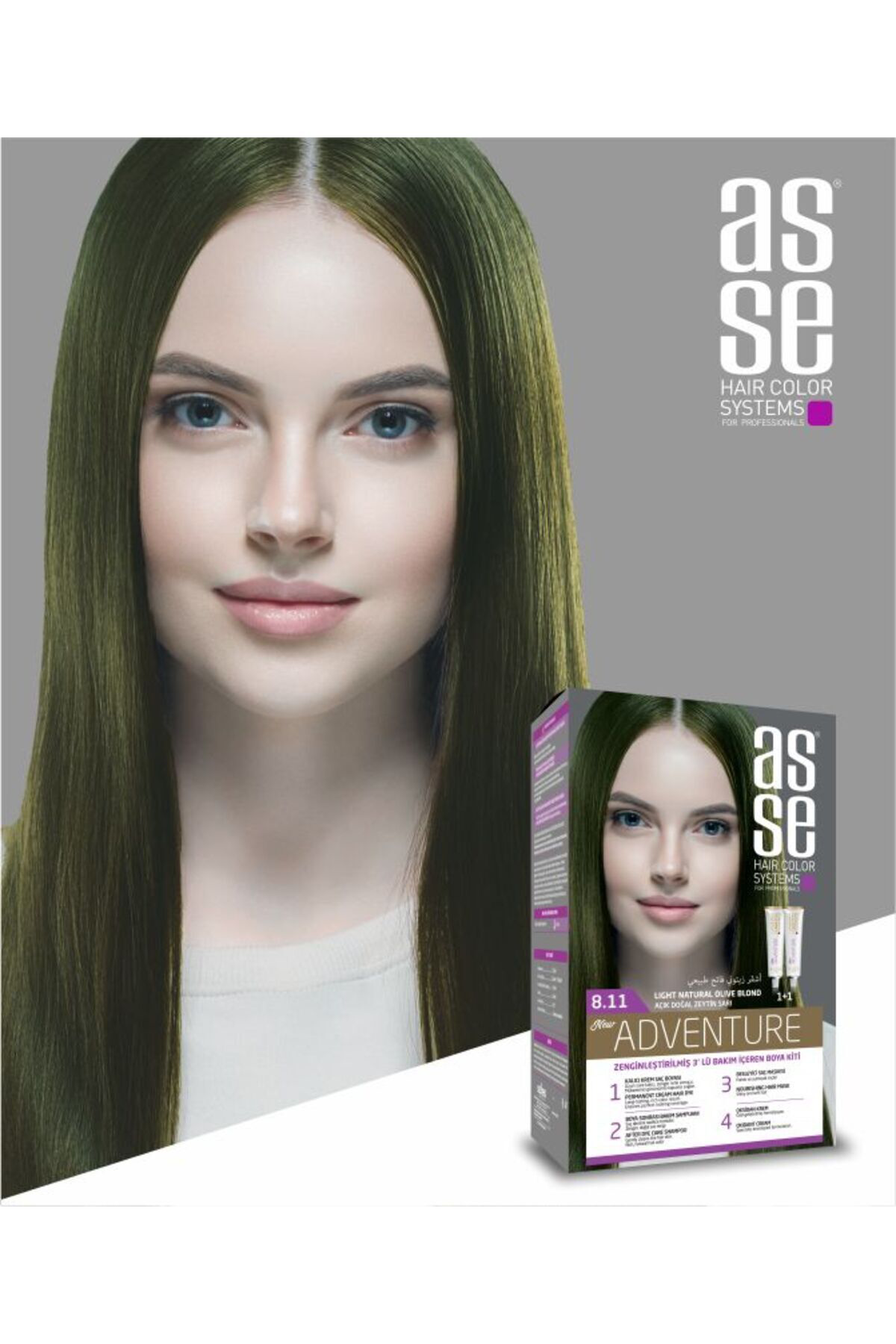 Asse  Set Saç Boyasi 8.11 50+50 Ml