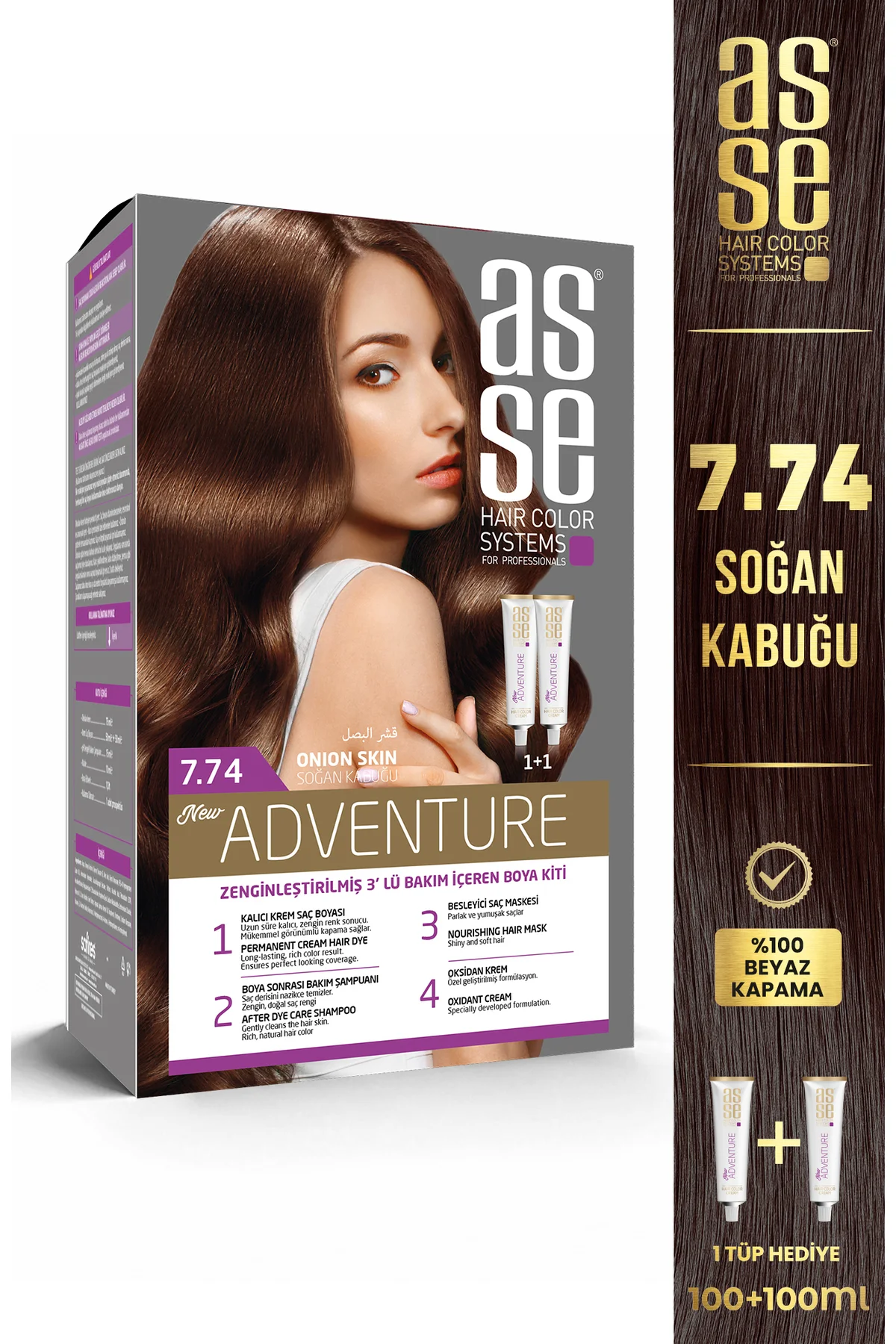 ASSEAdventure Set Saç Boyası No:7.74 Soğan Kabuğu