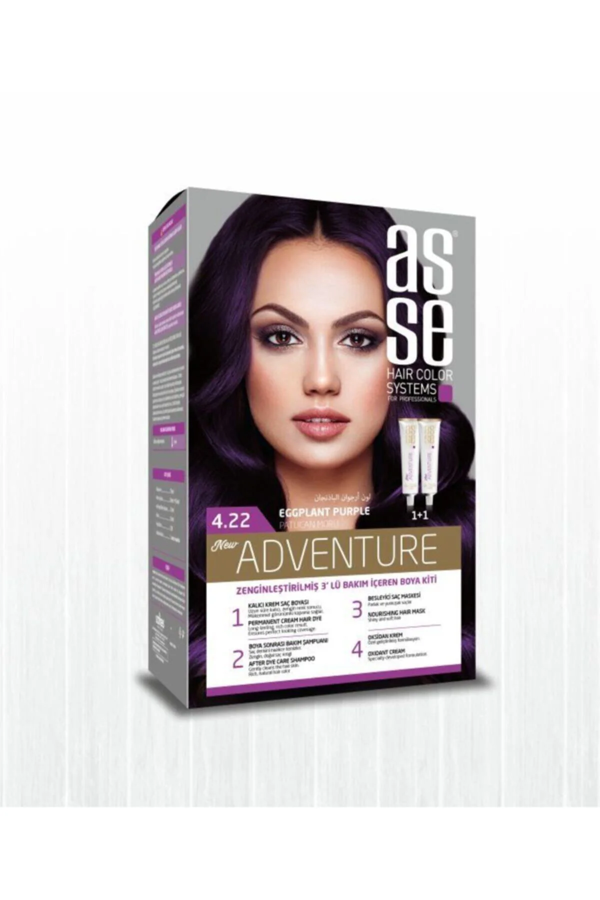 ASSEAdventure Set Saç Boyası No:4.22 Patlıcan Moru