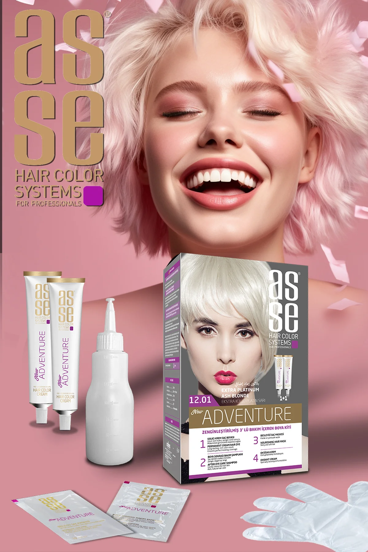 ASSEAdventure Set Saç Boyası No:6.35 Çikolata Kahve