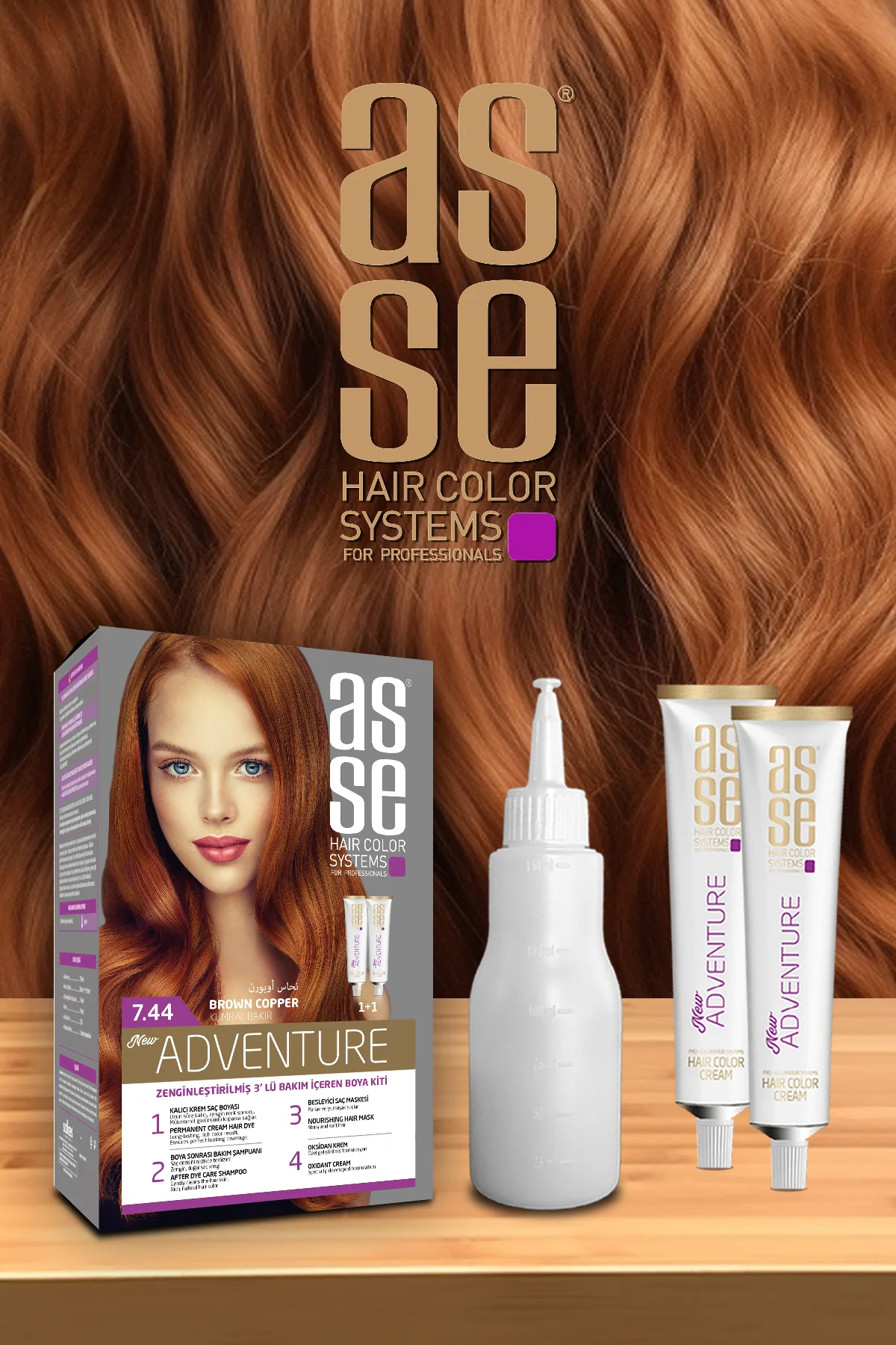 ASSEAdventure Set Saç Boyası No:6.35 Çikolata Kahve