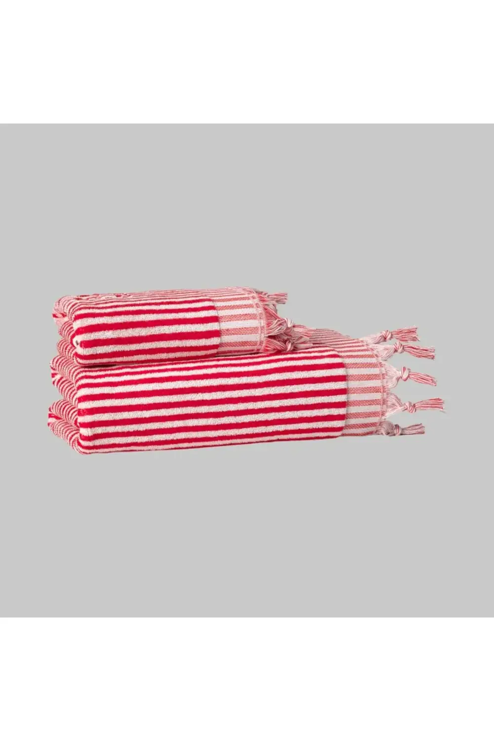 Sarev Asteria Kırmızı %100 Pamuk Havlu 45*90 Cm