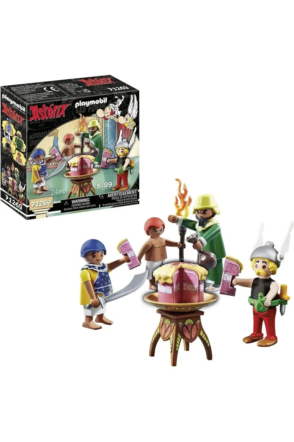 Asterix 71269 Pyradonis'in zehirli pastası, Asterix, Kleopatra’nı