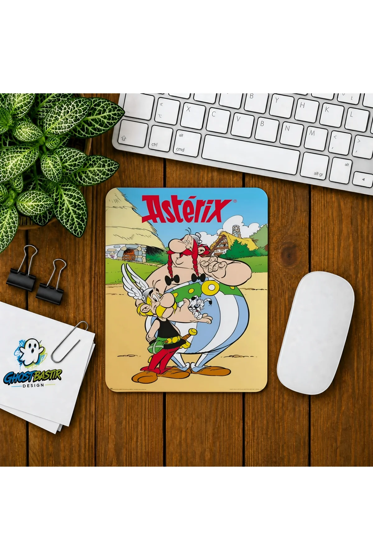Asterix Baskılı Oyuncu Mousepad 020