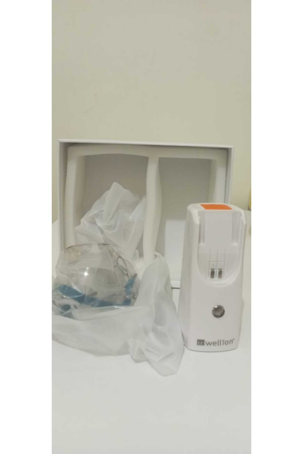 Wellion Astım Cihazı Taşınabilir Mesh Şarjlı Solunum Sessiz Evde Kullanım