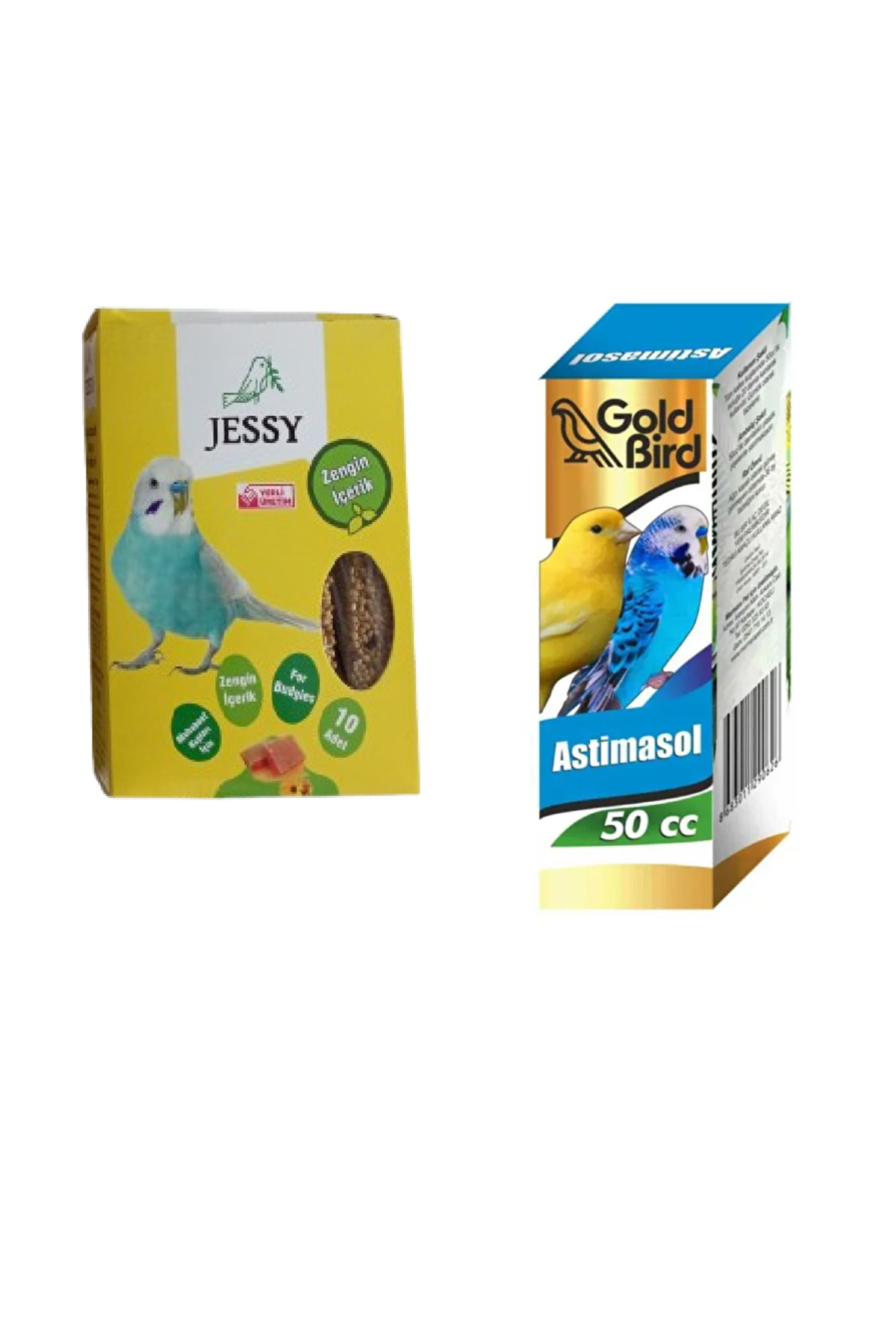 Gold Bird Astimasol Kafes Kuşları İçin Önleyici Damla Ve Jessy Ballı Kraker