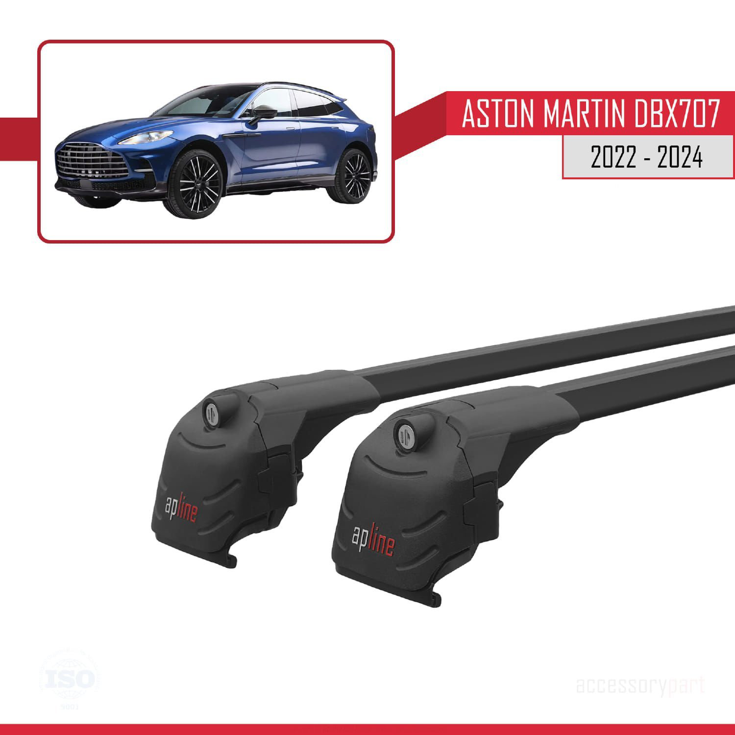 Aston Martin DBX707 2022 ve Sonrası ile uyumlu ACE-2 Ara Atkı Tav