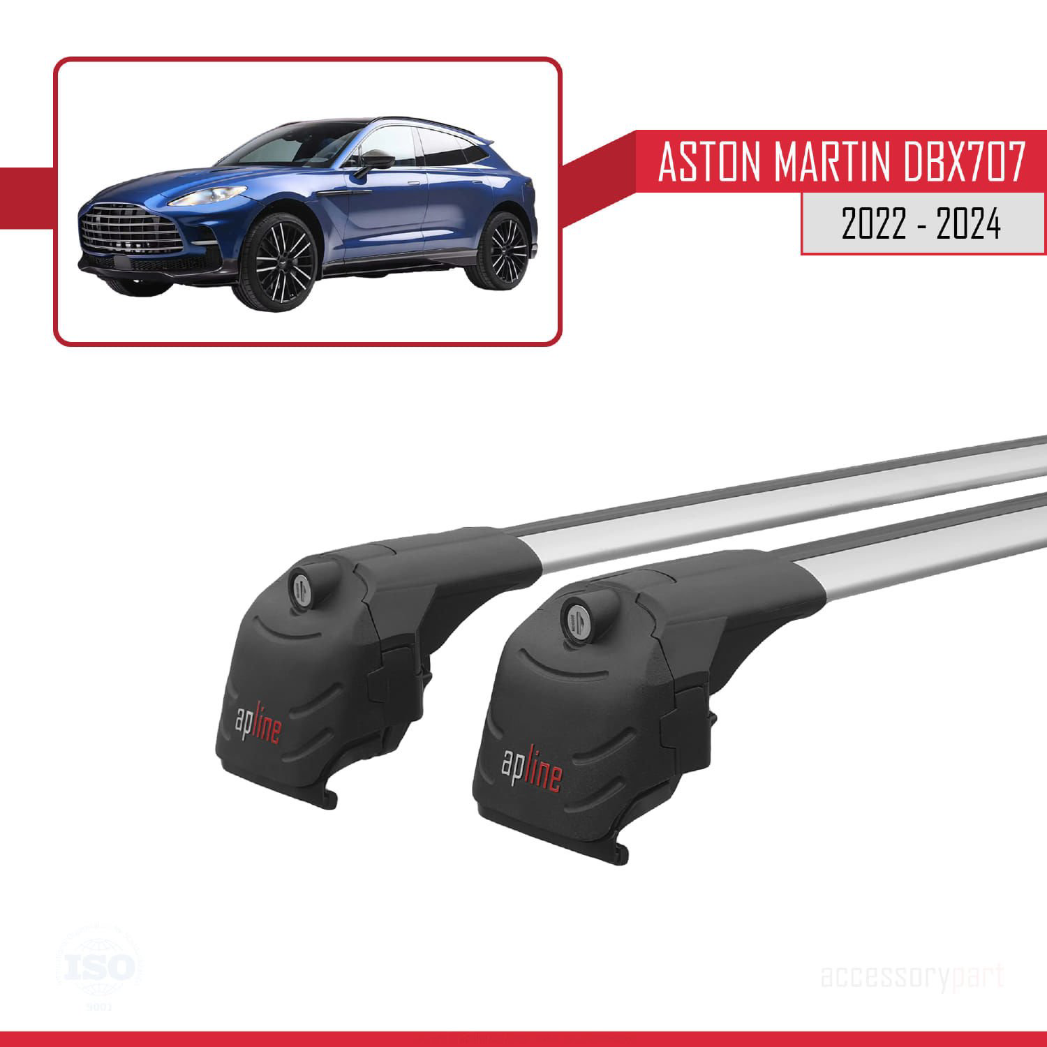 Aston Martin DBX707 2022 ve Sonrası ile uyumlu ACE-2 Ara Atkı Tav