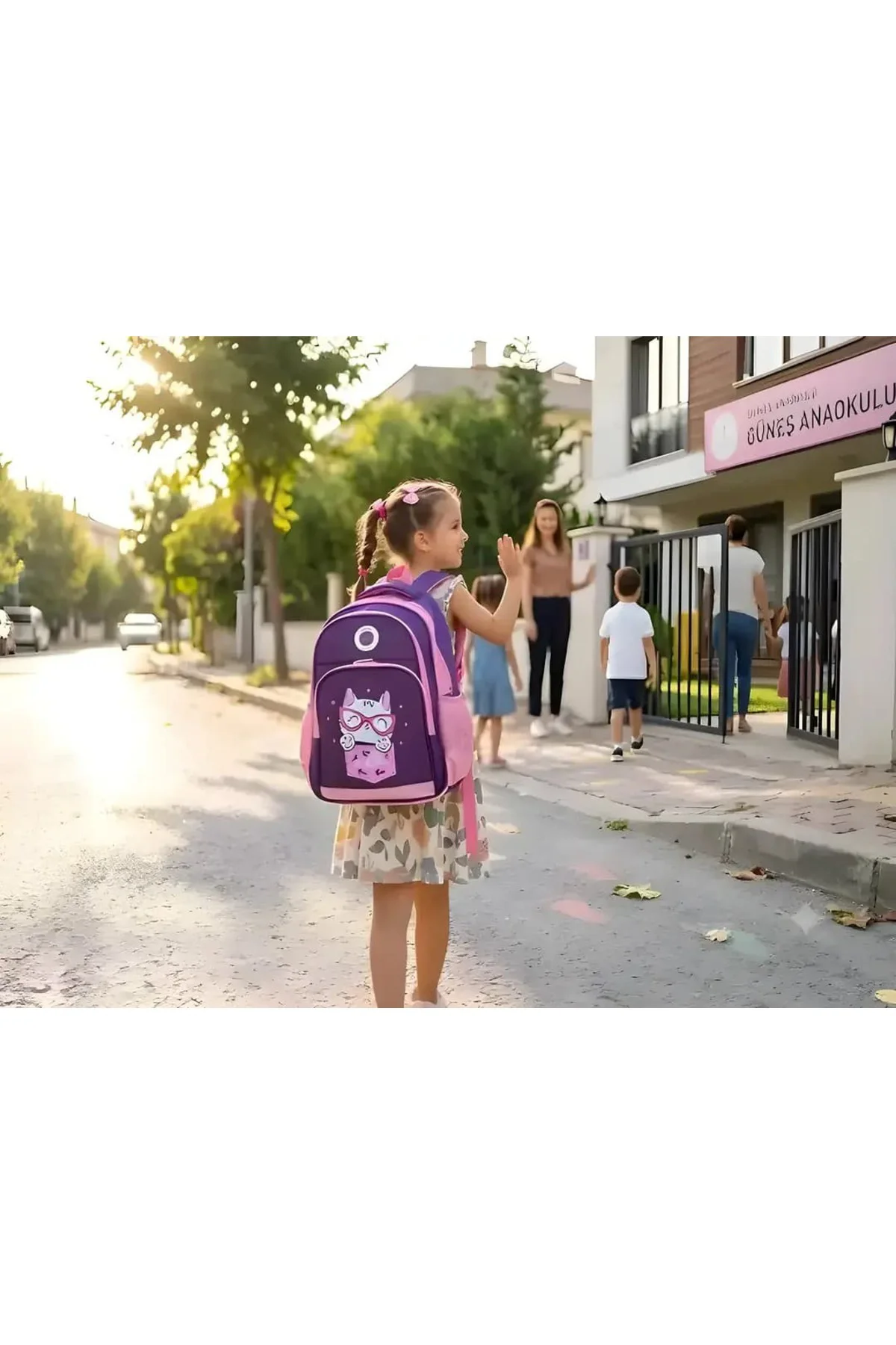 Astral Kids Ortopedik Anaokulu ve Kreş Çantası - Sevimli Hayvan Figürlü Çocuk Sırt Çantası