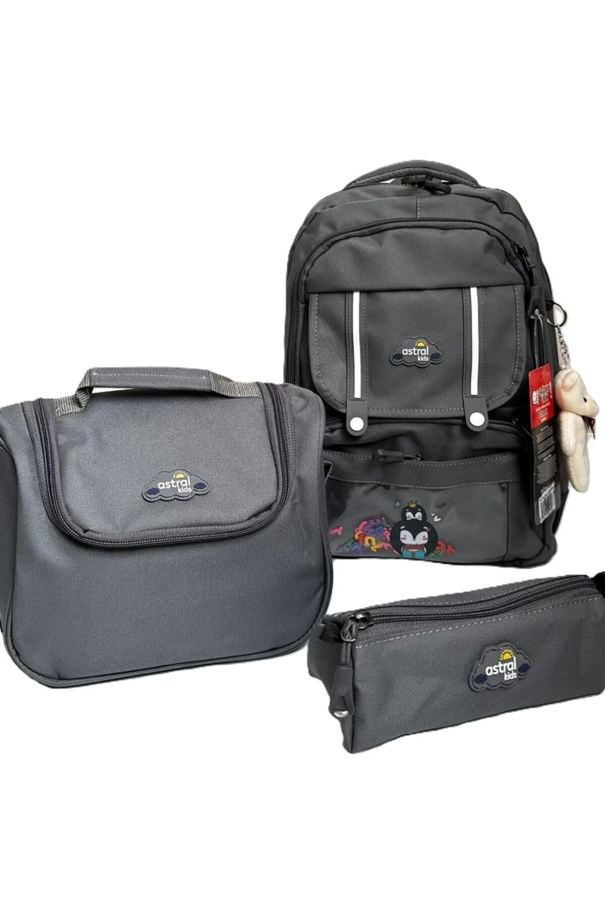 Astral Kids Üçlü Set Ortopedik İlk Okul ve Orta Okul Sırt Çantası - Görsel 2