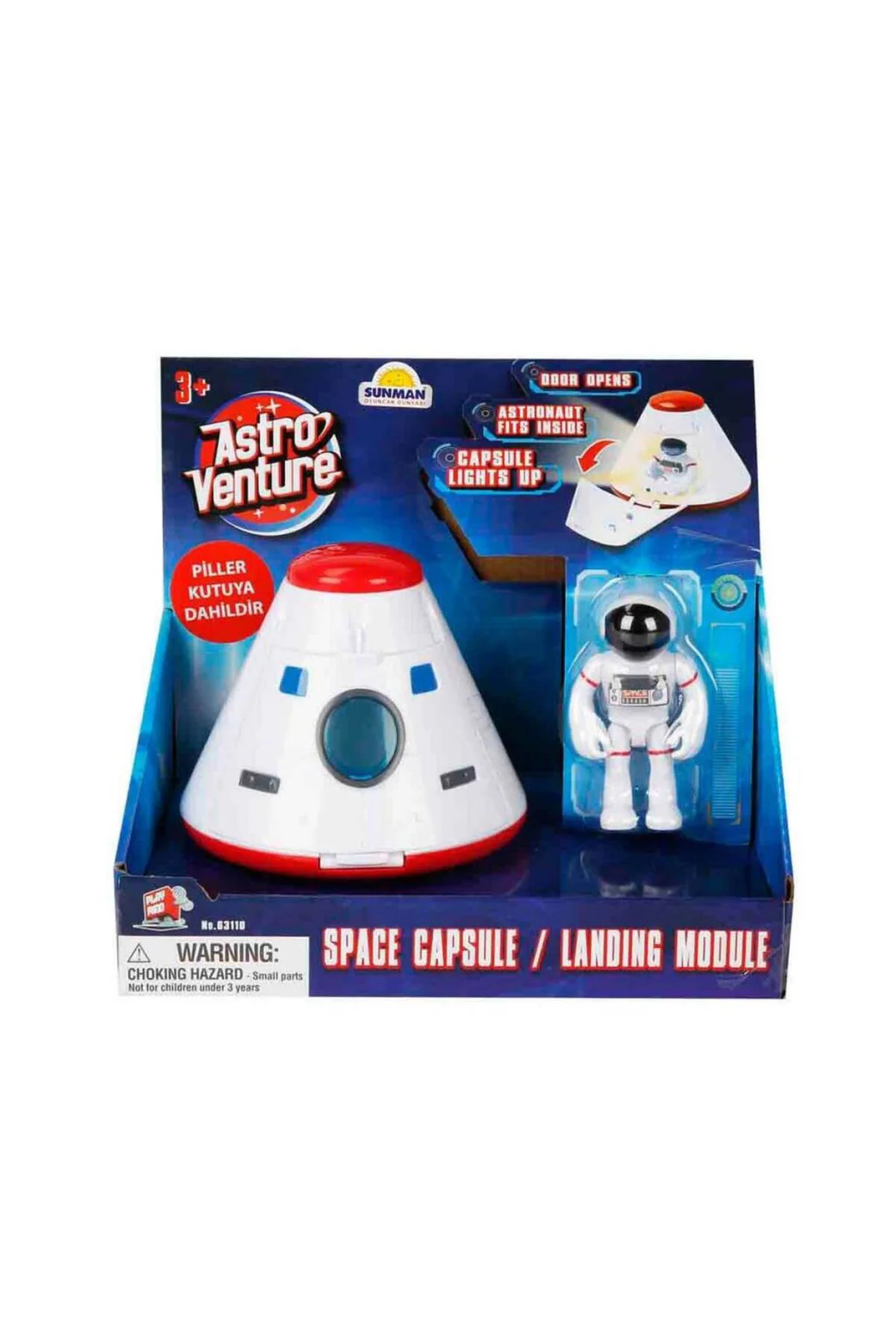 Astro Venture Sesli ve Işıklı Uzay Kapsülü İniş Modülü