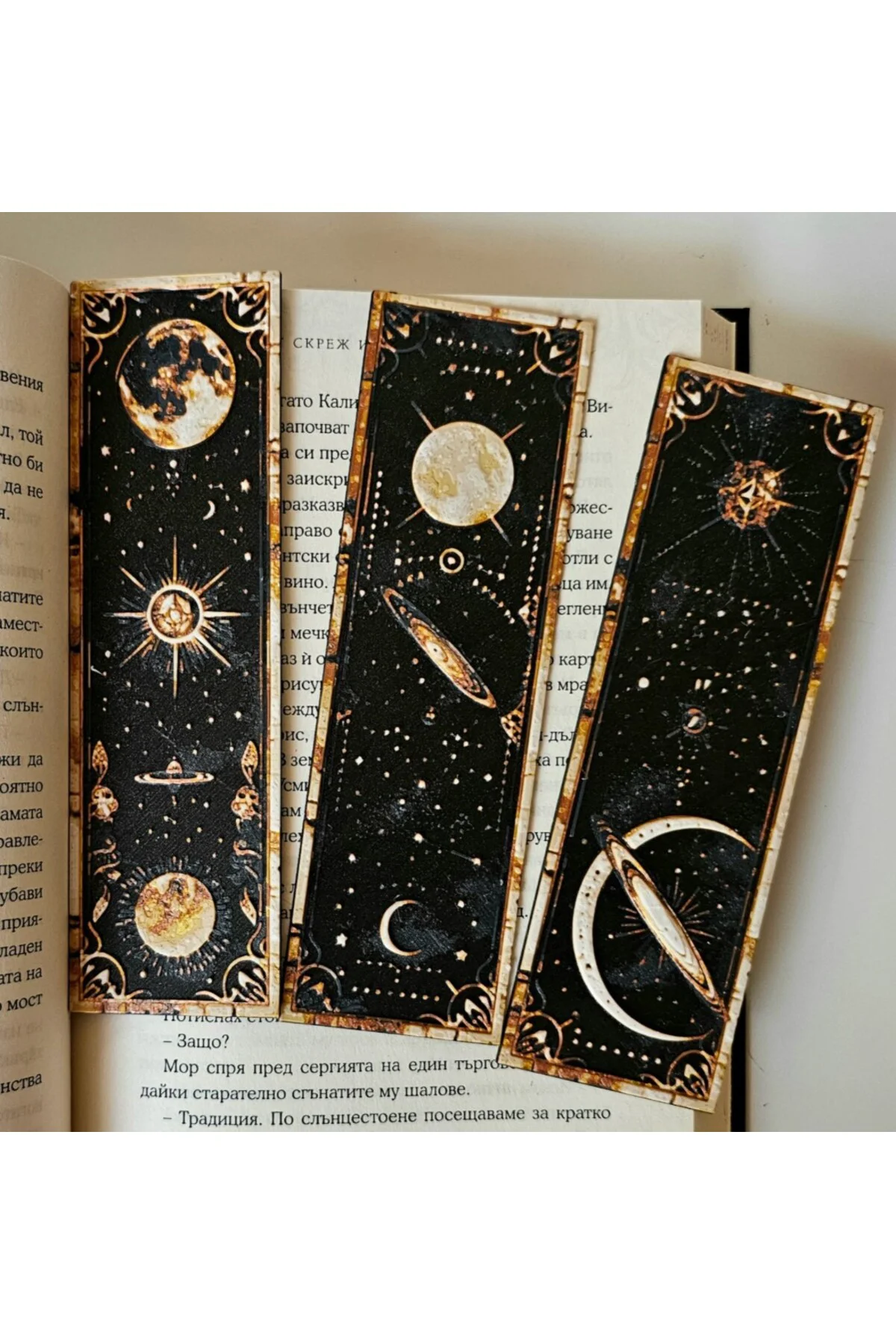 Astrolojik Kitap Ayracı 3'lü set (KALIN SERT PLASTİKTİR)