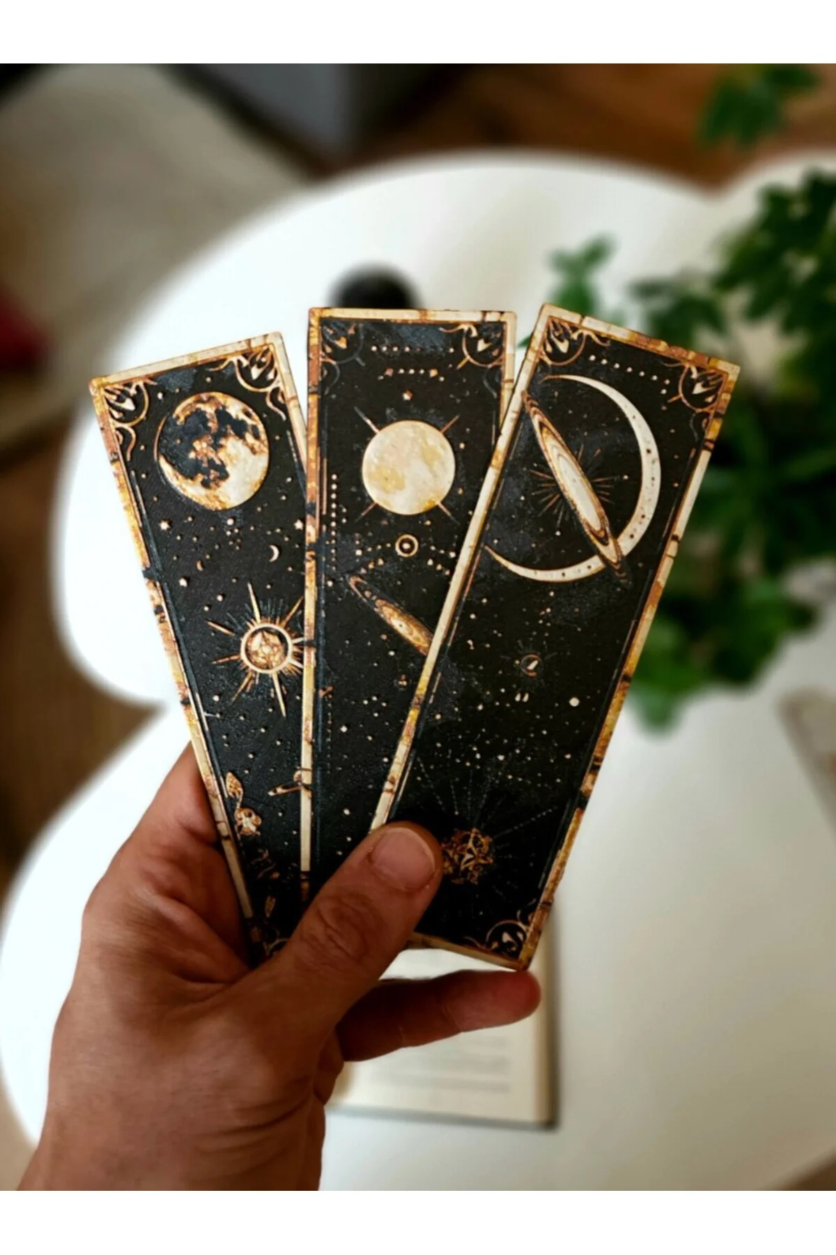 Astrolojik Kitap Ayracı 3'lü set (KALIN SERT PLASTİKTİR)