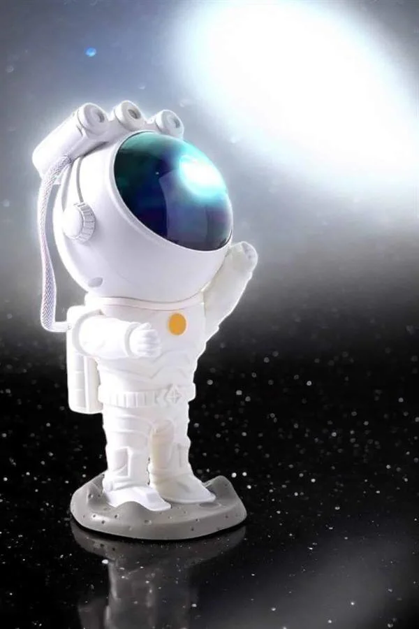 Astronot Bluetooth Hoparlör & Gökyüzü Projektör Gece Lambası - Nebula Yıldız Ay Modu