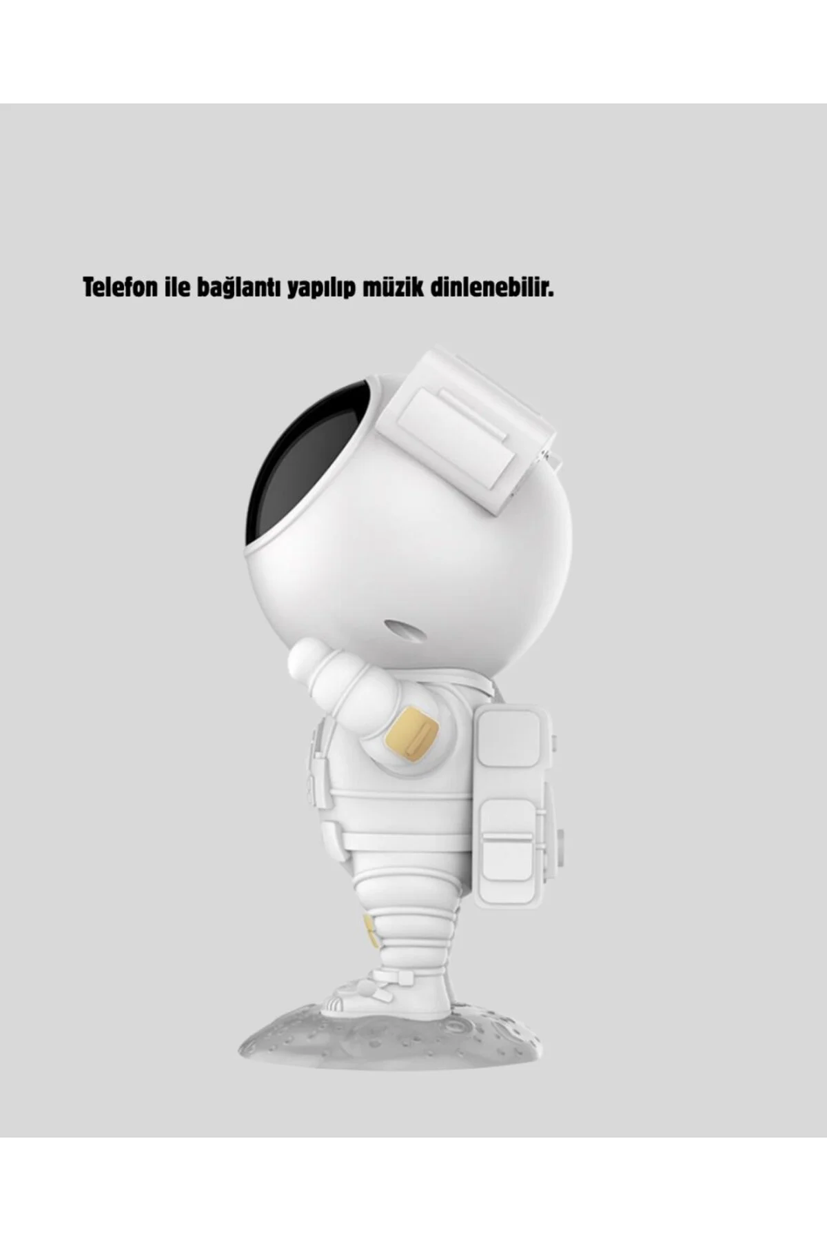 Astronot Galaksi Projeksiyon Lambası Bluetooth Bağlantılı ve Uzaktan Kontrollü