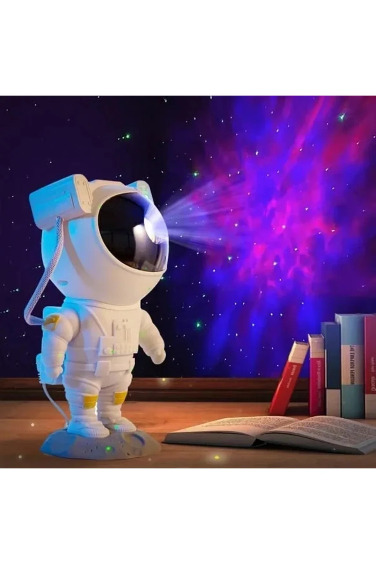 Astronot, Galaksi, Projektör, Uzaktan Kumandalı, Gece Lambası BWR-47