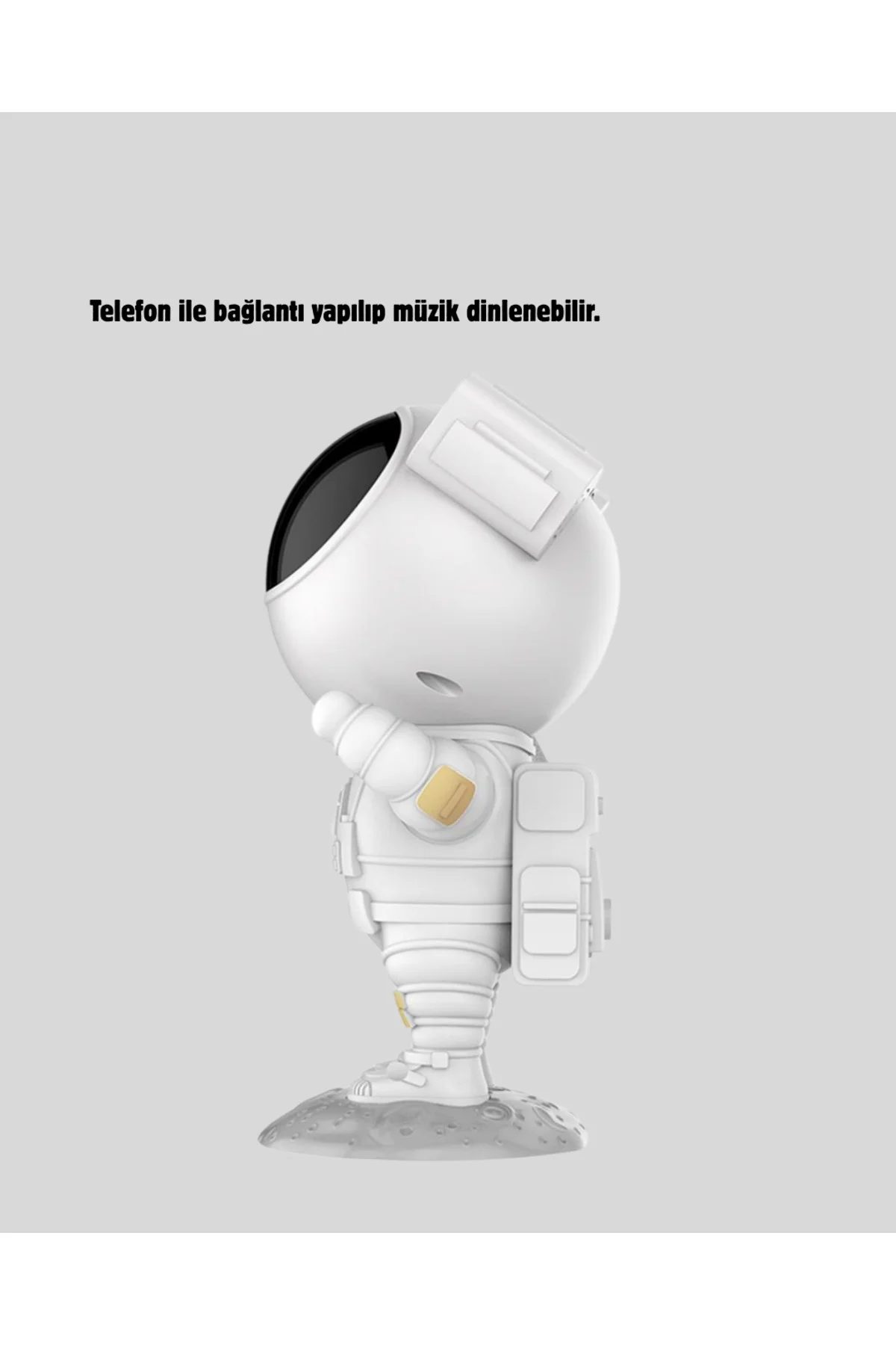 Astronot Galaksi Projeksiyon Lambası Bluetooth Bağlantılı ve Uzaktan Kontrollü