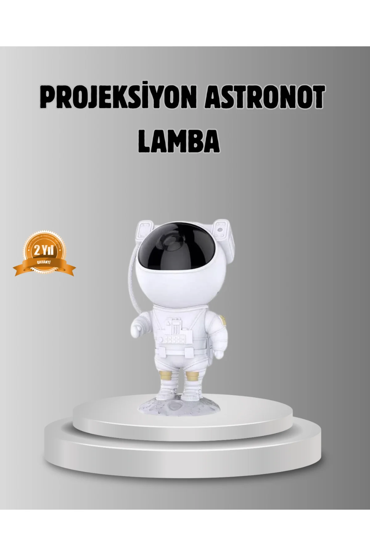 Astronot Galaksi Projeksiyon Lambası Bluetooth Bağlantılı ve Uzaktan Kontrollü