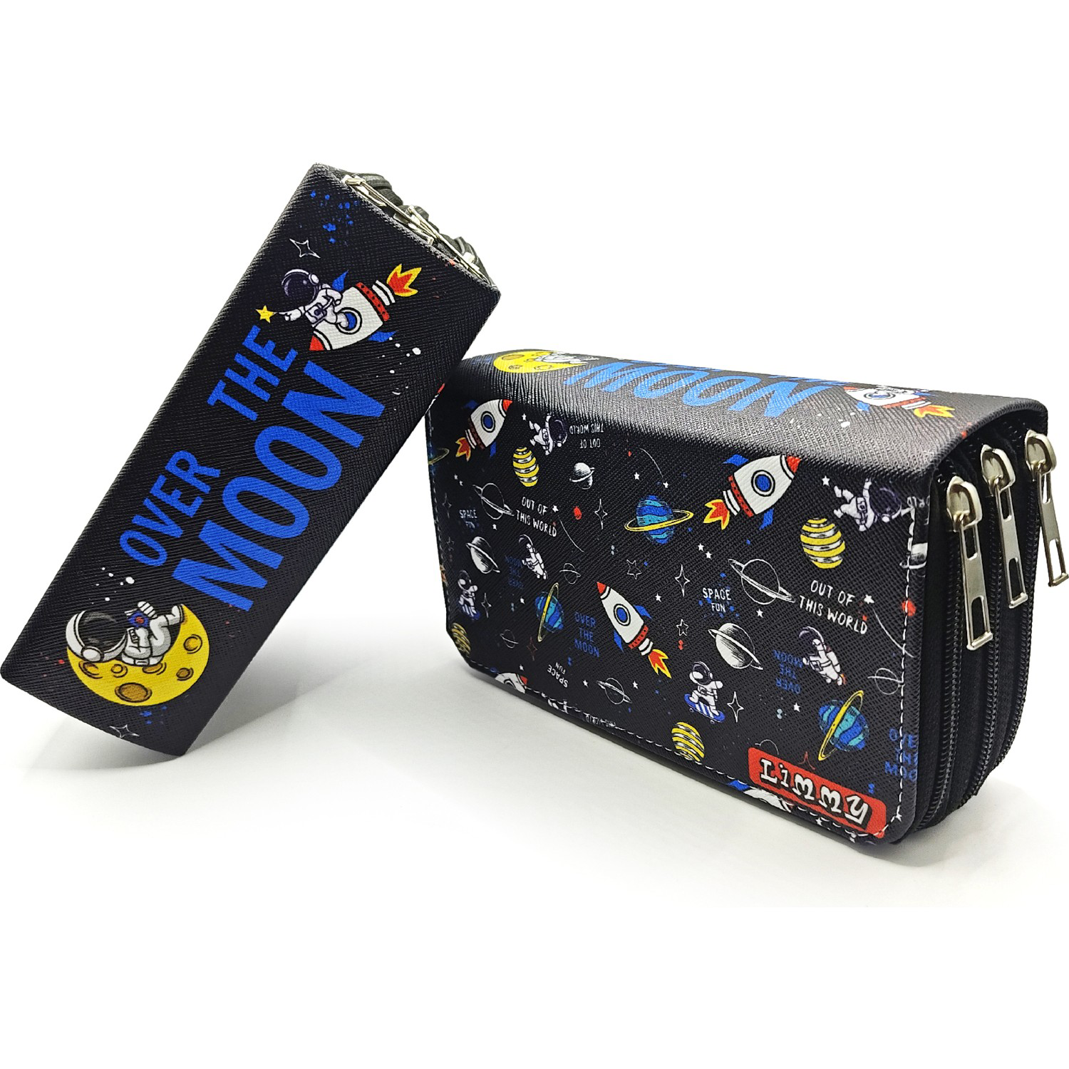 Astronot Moon Galaksi Kalem Kutusu Kawai Organizer Kalemkutu Vega