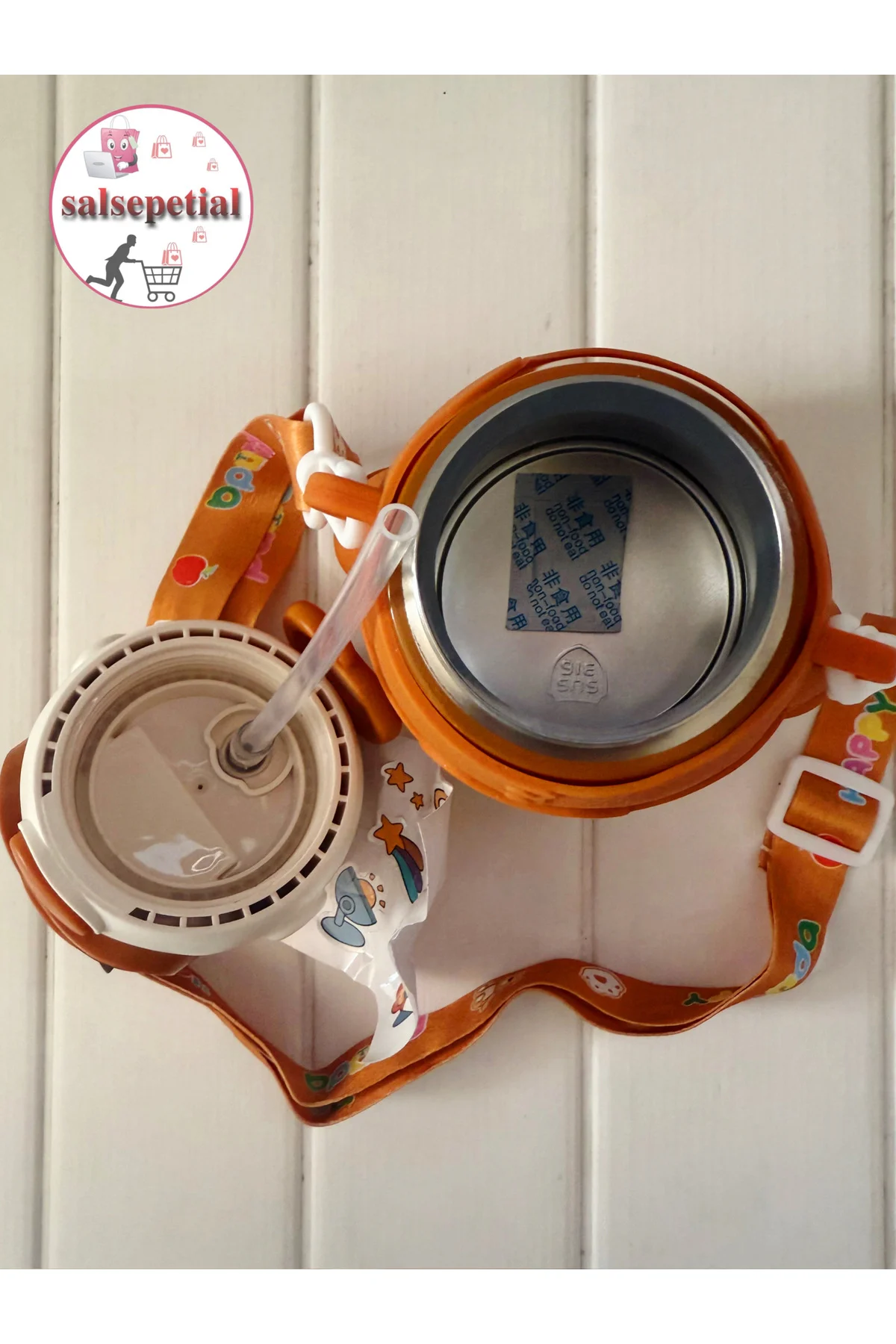 Astronot Panda Çelik Termos 480 Ml Sevimli Ayıcık Çelik Matara Pi