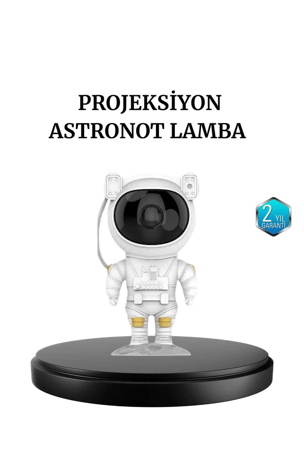 Astronot Projeksiyon Lambası Bluetooth Müzikli ve Uzaktan Kumandalı